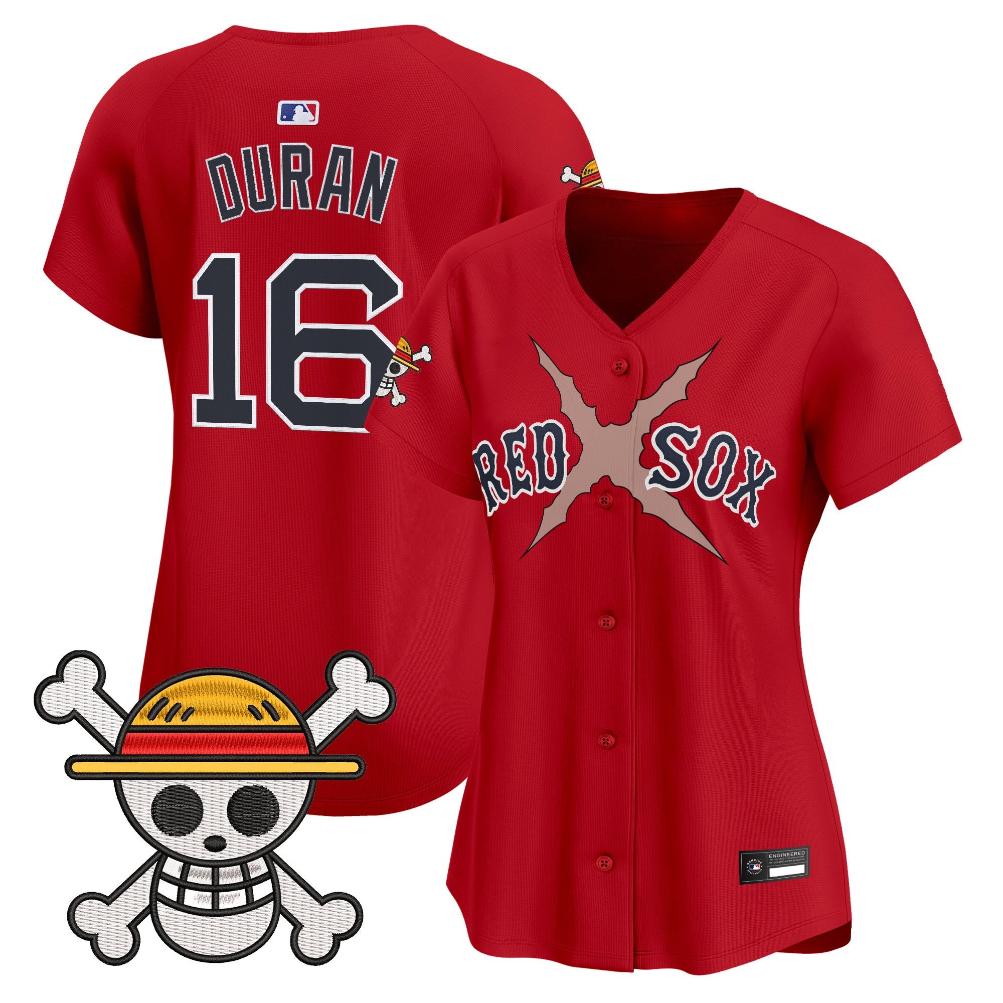 Women's Boston Red Sox x One Piece Vapor Premier Limited Jersey - Stitched