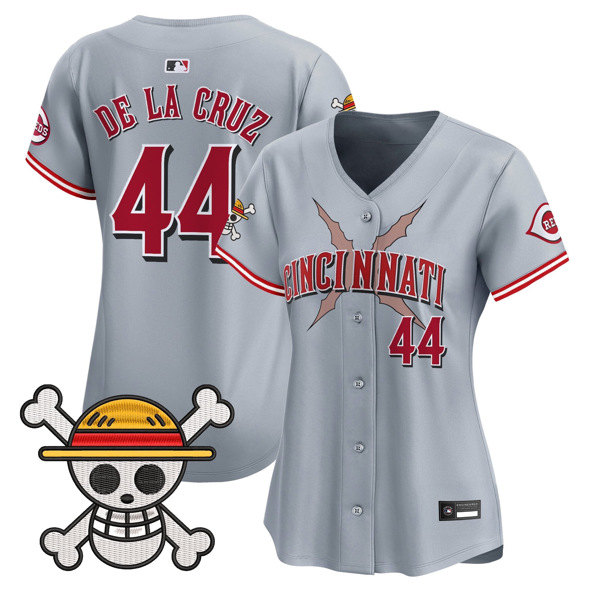 Women's Cincinnati Reds x One Piece Vapor Premier Limited Jersey - Stitched