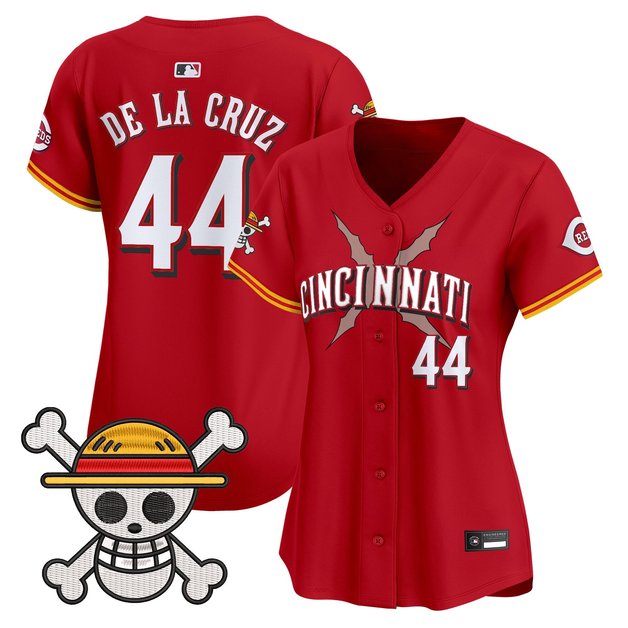 Women's Cincinnati Reds x One Piece Vapor Premier Limited Jersey - Stitched