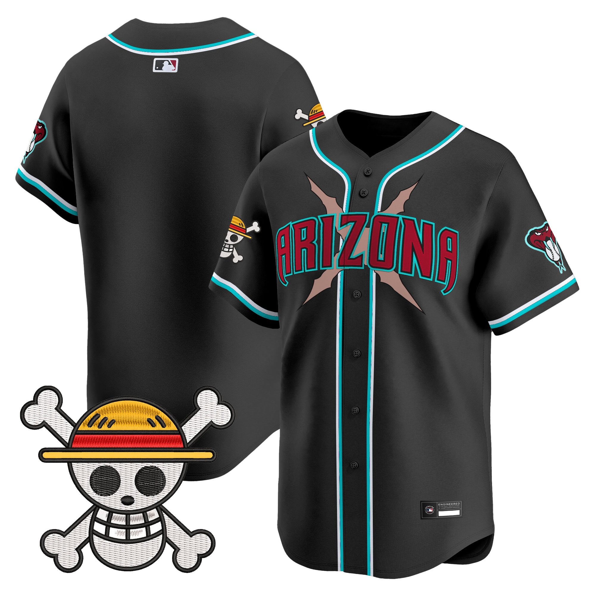 Men's Diamondbacks x One Piece Vapor Premier Limited Jersey - Stitched