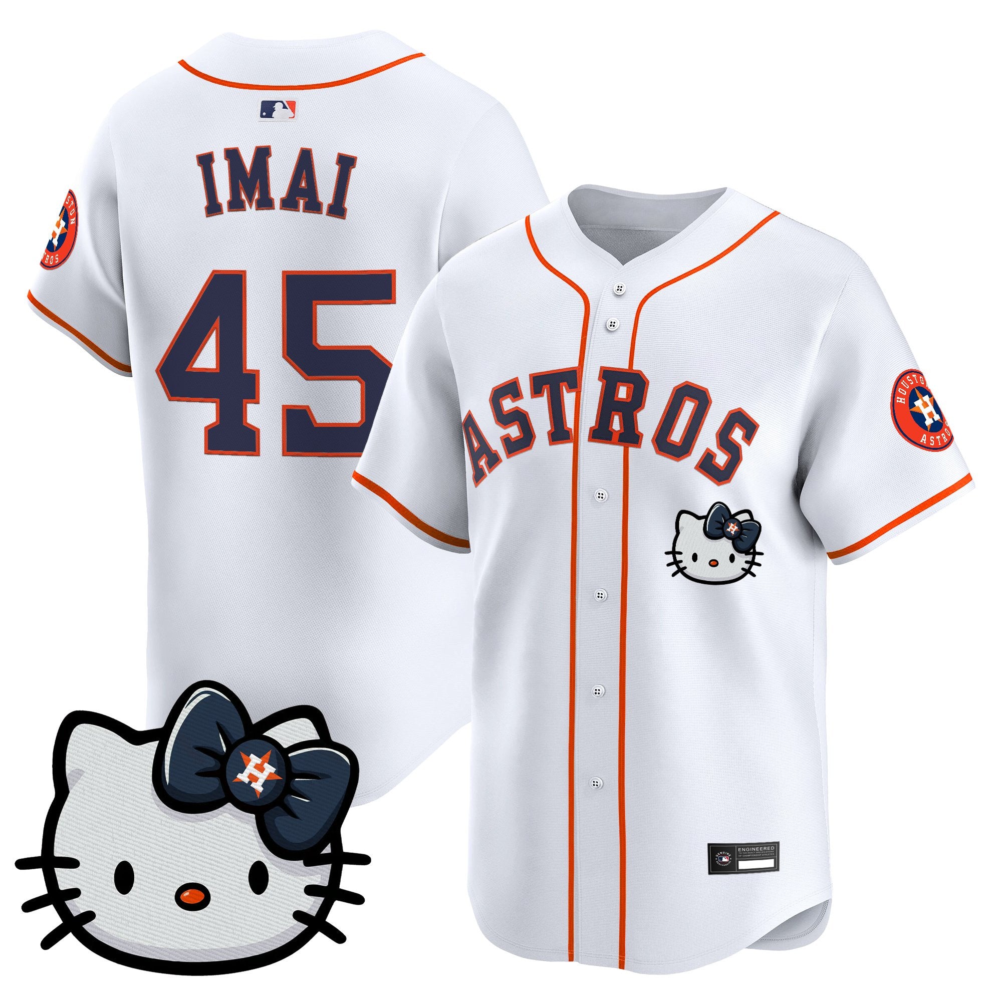 Unisex Houston Astros Hello Kitty Vapor Premier Limited Jersey – All Stitched