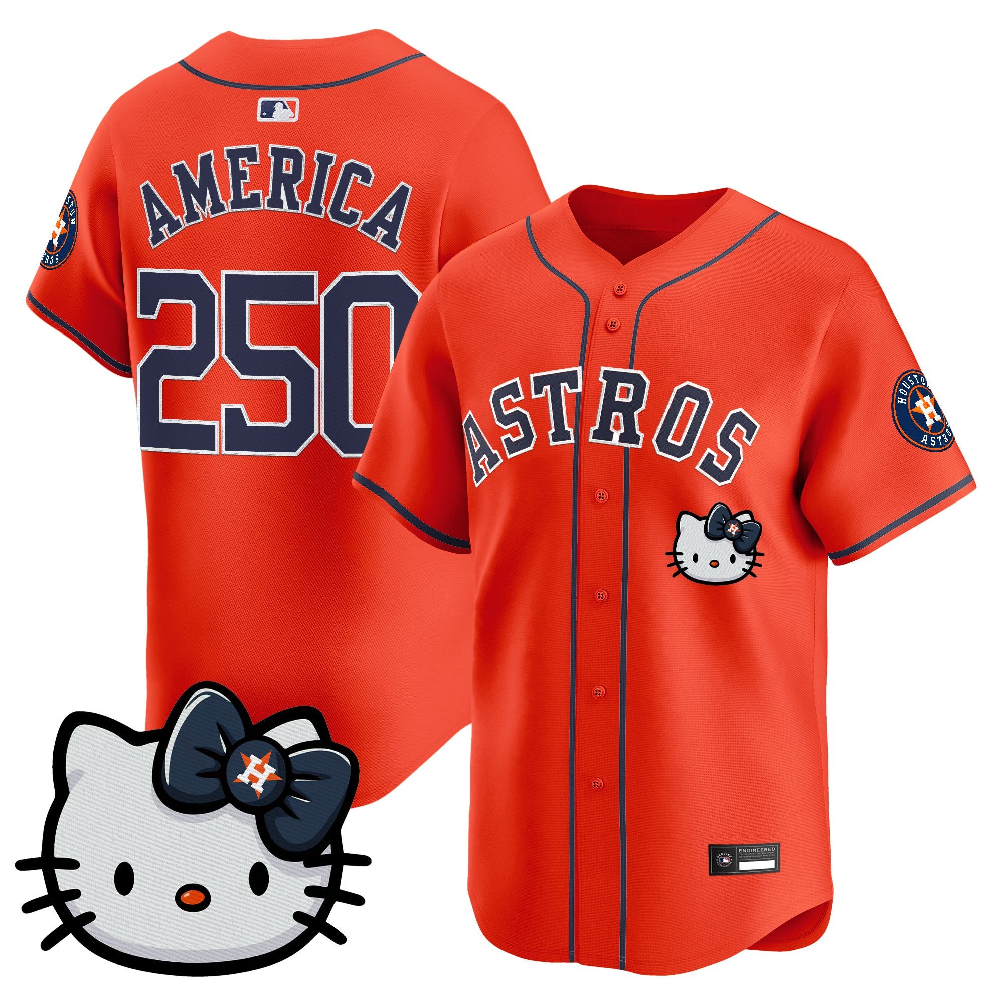 Unisex Houston Astros Hello Kitty Vapor Premier Limited Jersey – All Stitched