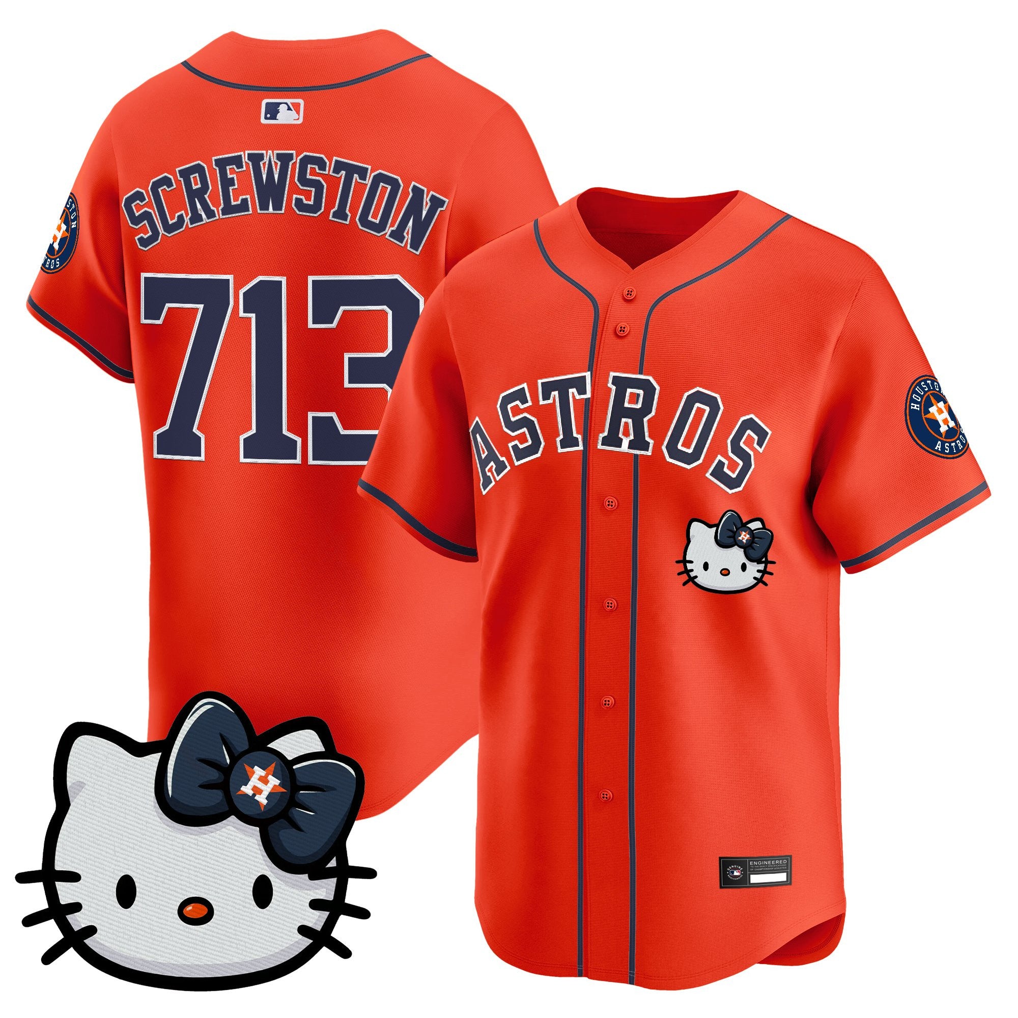 Unisex Houston Astros Hello Kitty Vapor Premier Limited Jersey – All Stitched
