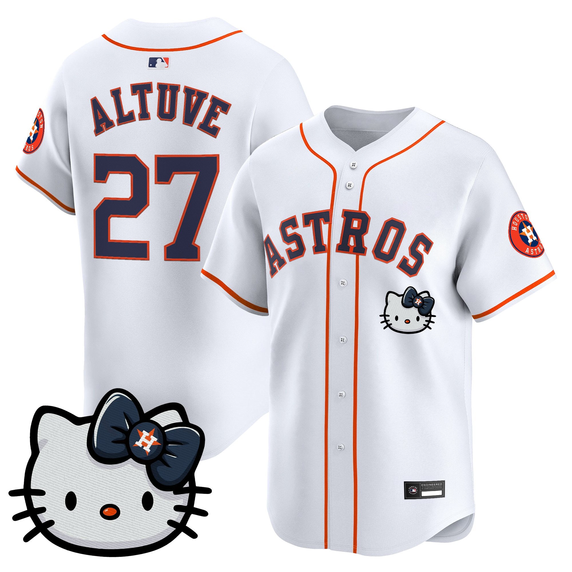 Unisex Houston Astros Hello Kitty Vapor Premier Limited Jersey – All Stitched