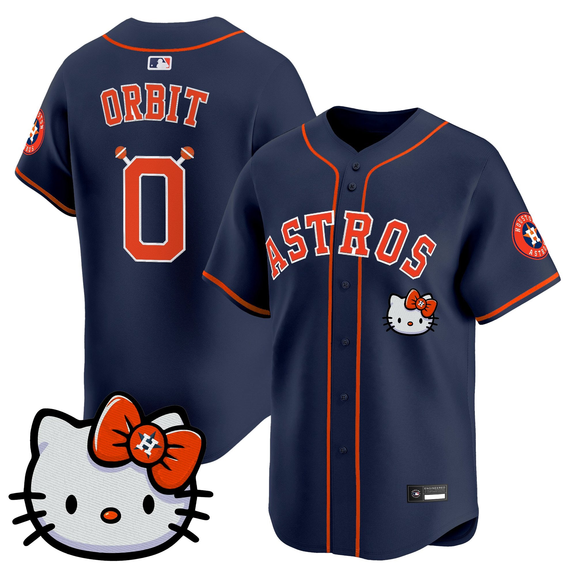 Unisex Houston Astros Hello Kitty Vapor Premier Limited Jersey – All Stitched