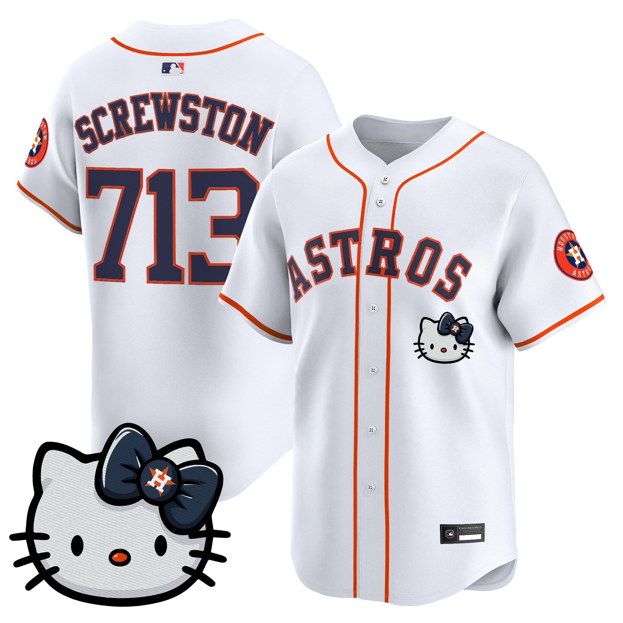 Unisex Houston Astros Hello Kitty Vapor Premier Limited Jersey – All Stitched