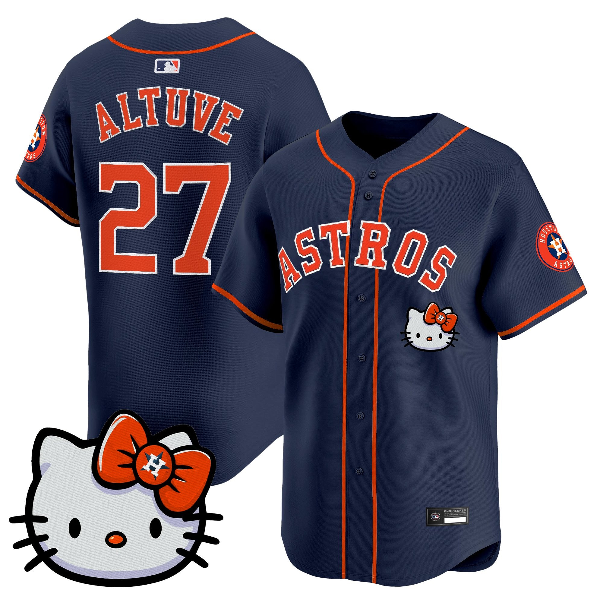 Unisex Houston Astros Hello Kitty Vapor Premier Limited Jersey – All Stitched