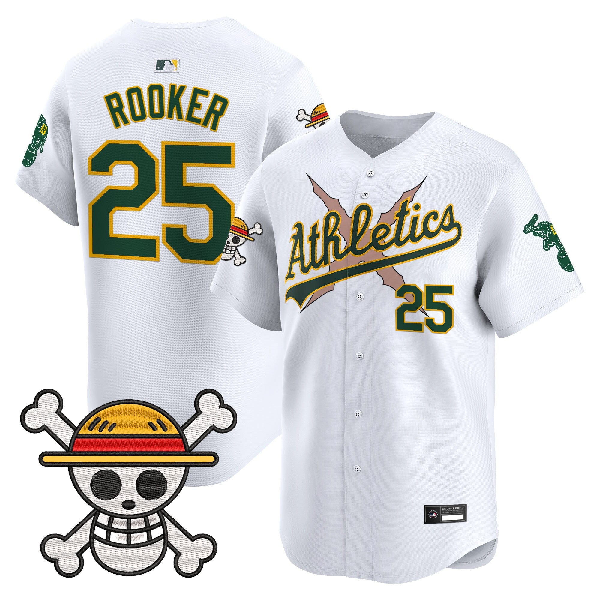 Men's Athletics x One Piece Vapor Premier Limited Jersey - Stitched