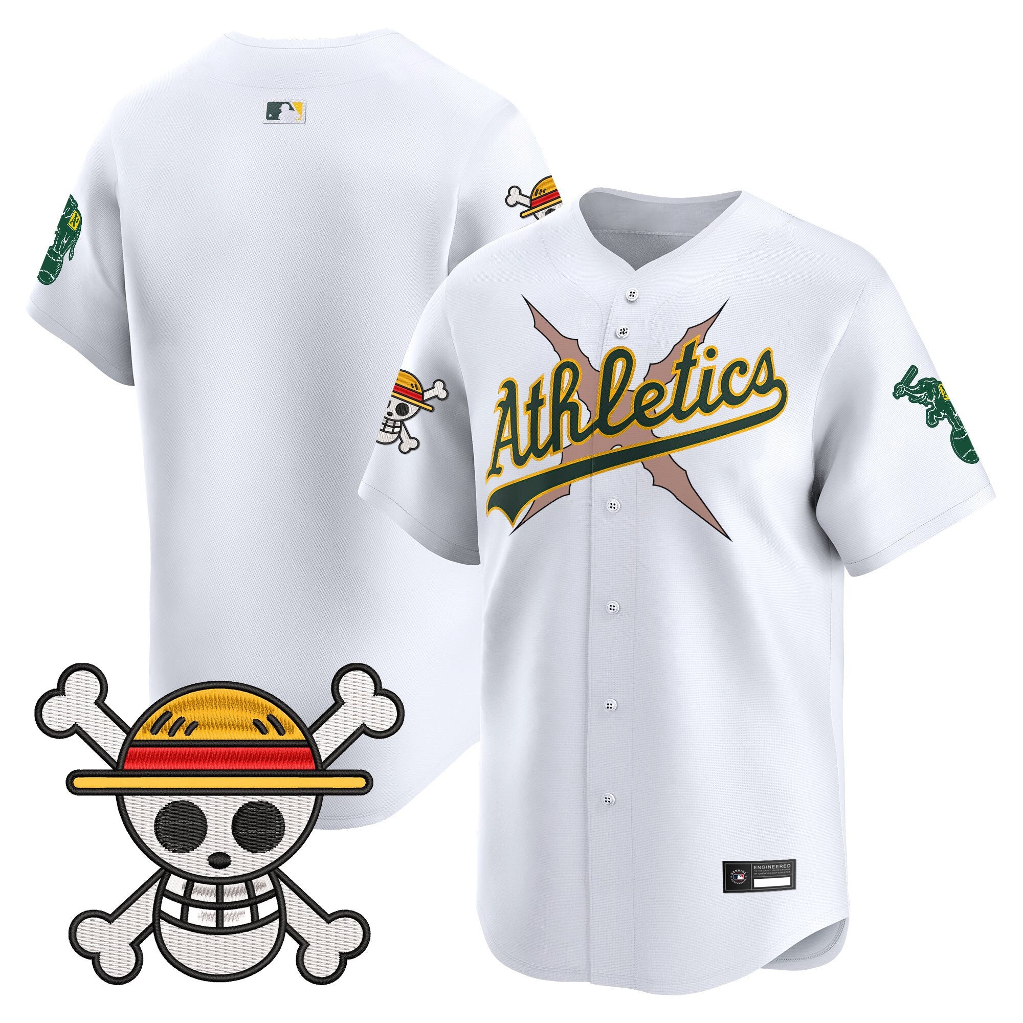 Men's Athletics x One Piece Vapor Premier Limited Jersey - Stitched