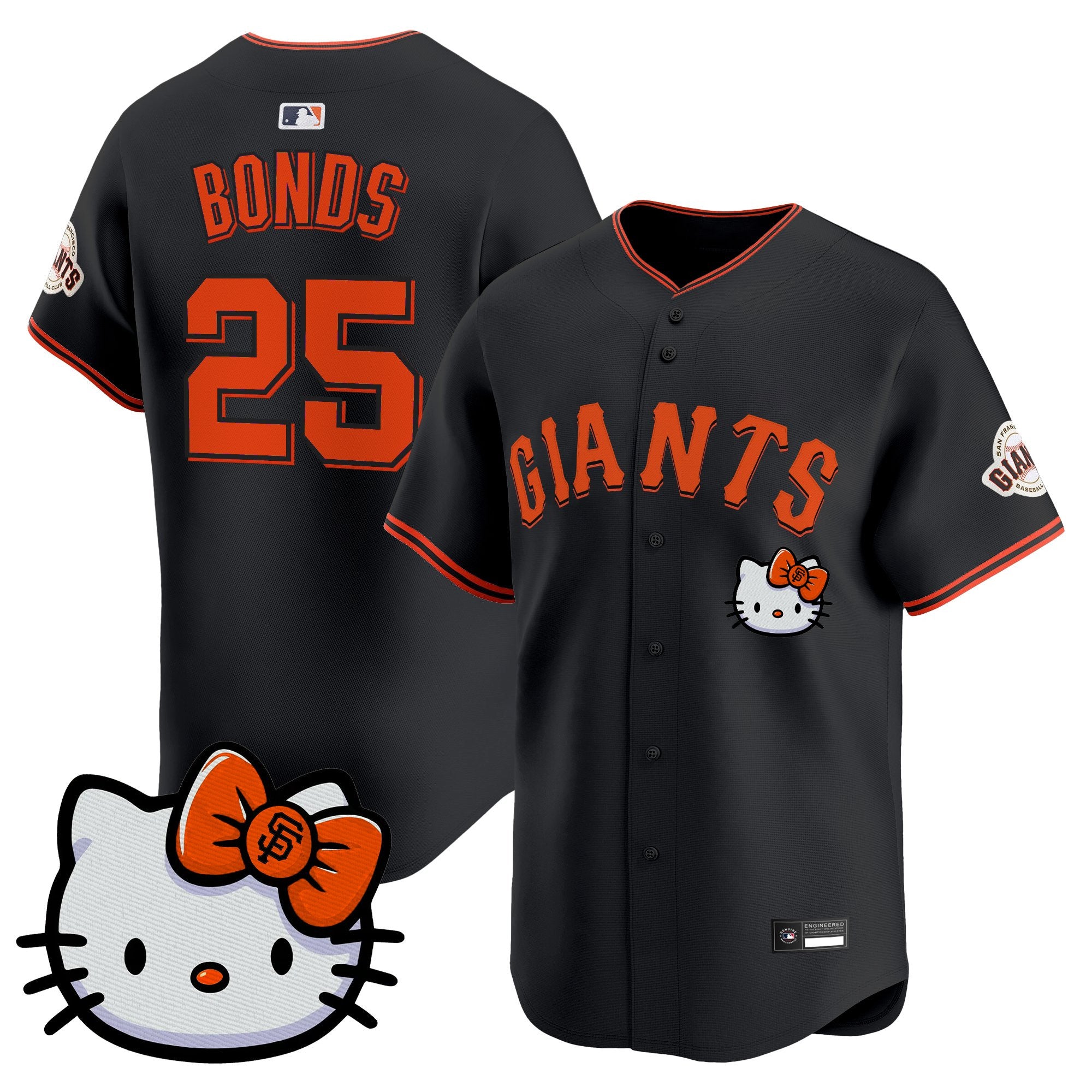 Unisex San Francisco Giants Hello Kitty Vapor Premier Limited Jersey – All Stitched