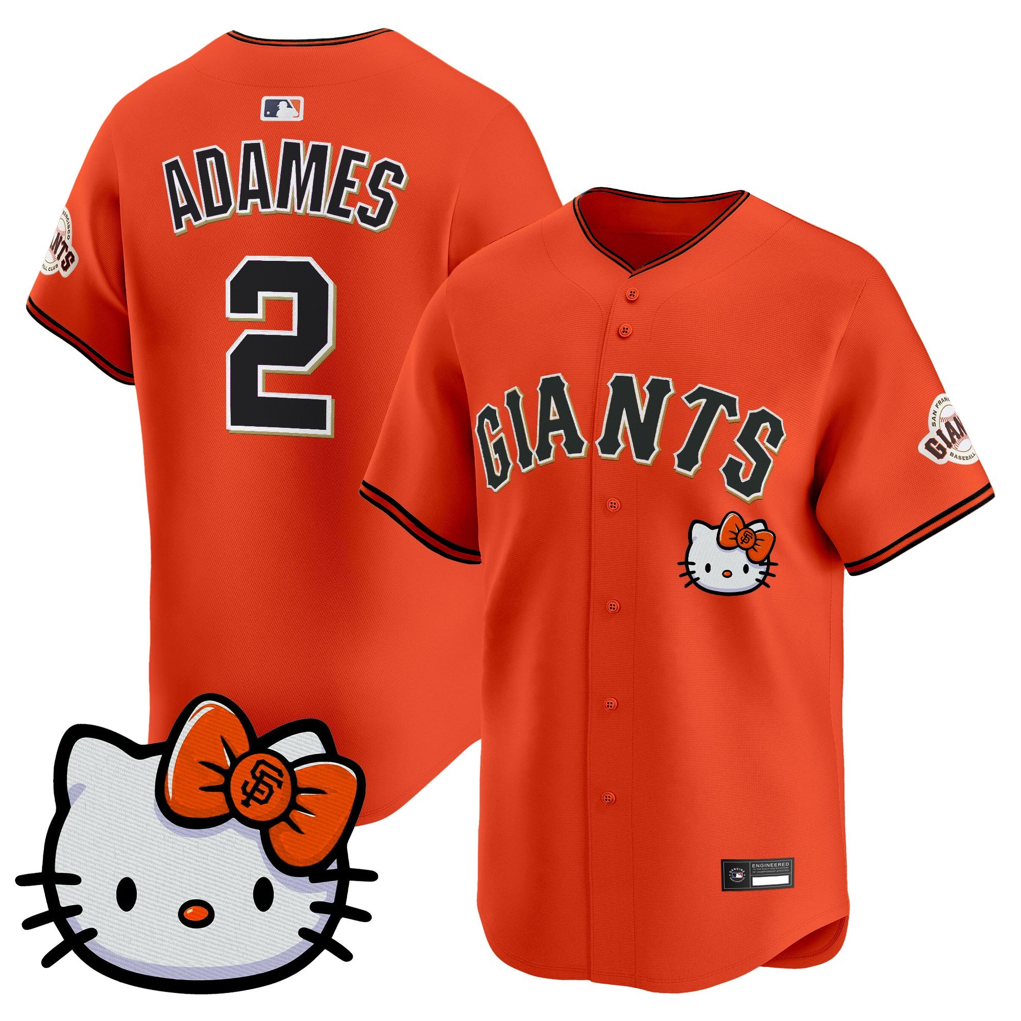 Unisex San Francisco Giants Hello Kitty Vapor Premier Limited Jersey – All Stitched