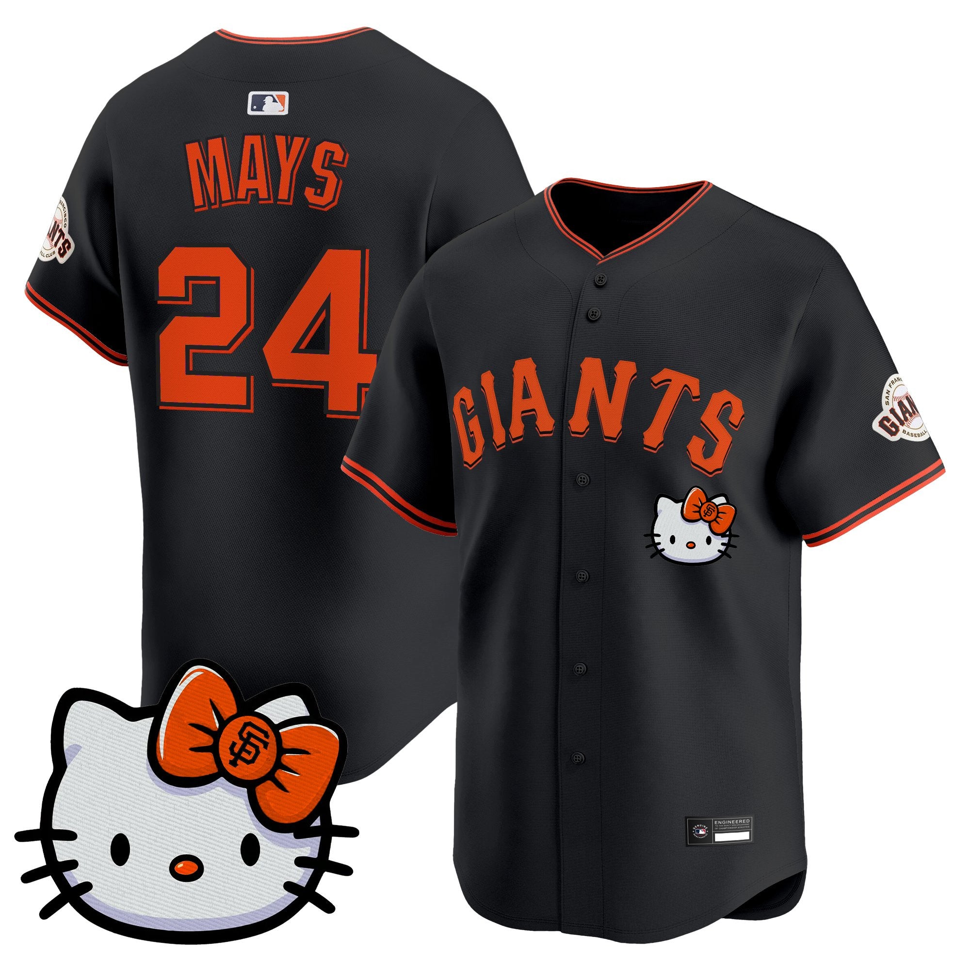 Unisex San Francisco Giants Hello Kitty Vapor Premier Limited Jersey – All Stitched
