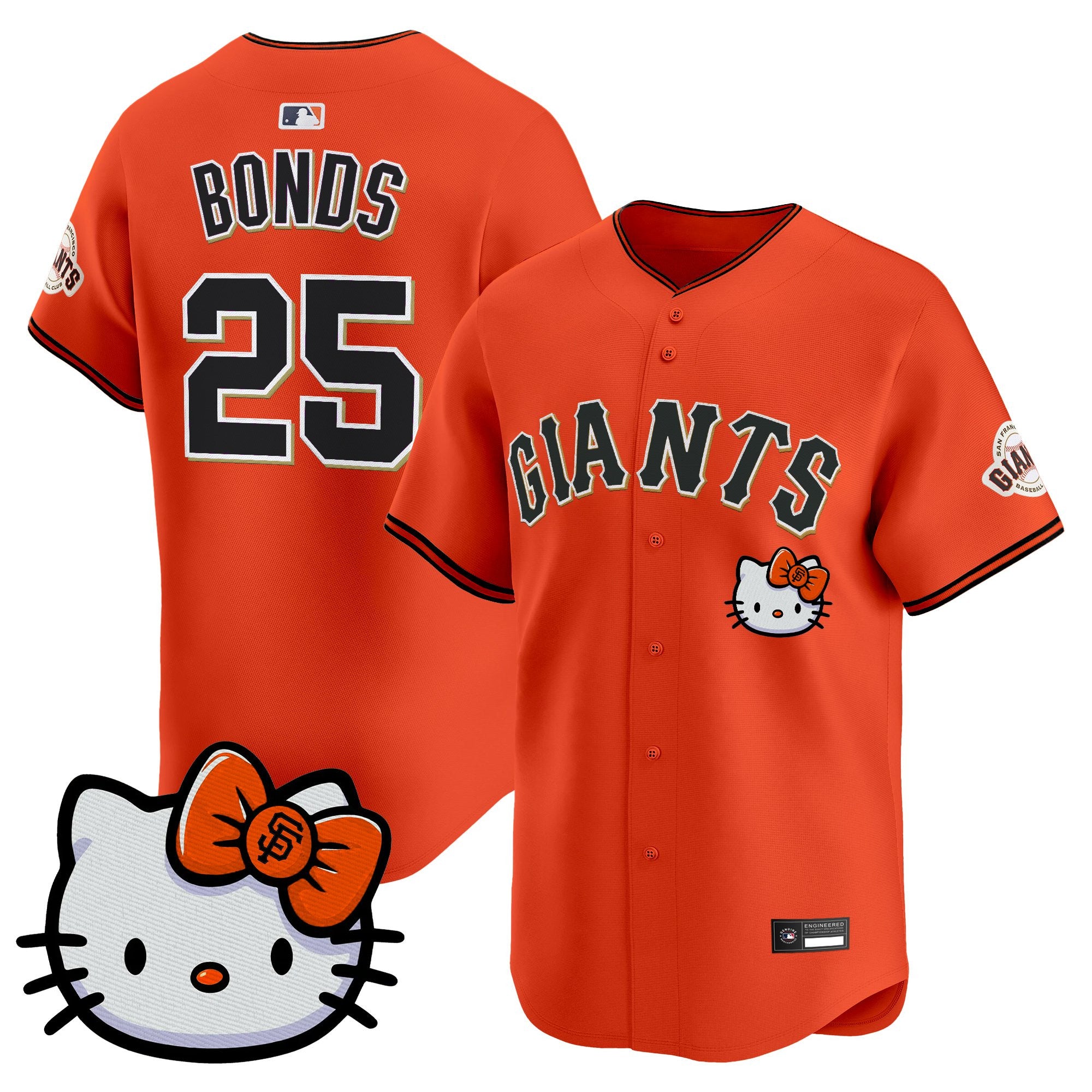 Unisex San Francisco Giants Hello Kitty Vapor Premier Limited Jersey – All Stitched