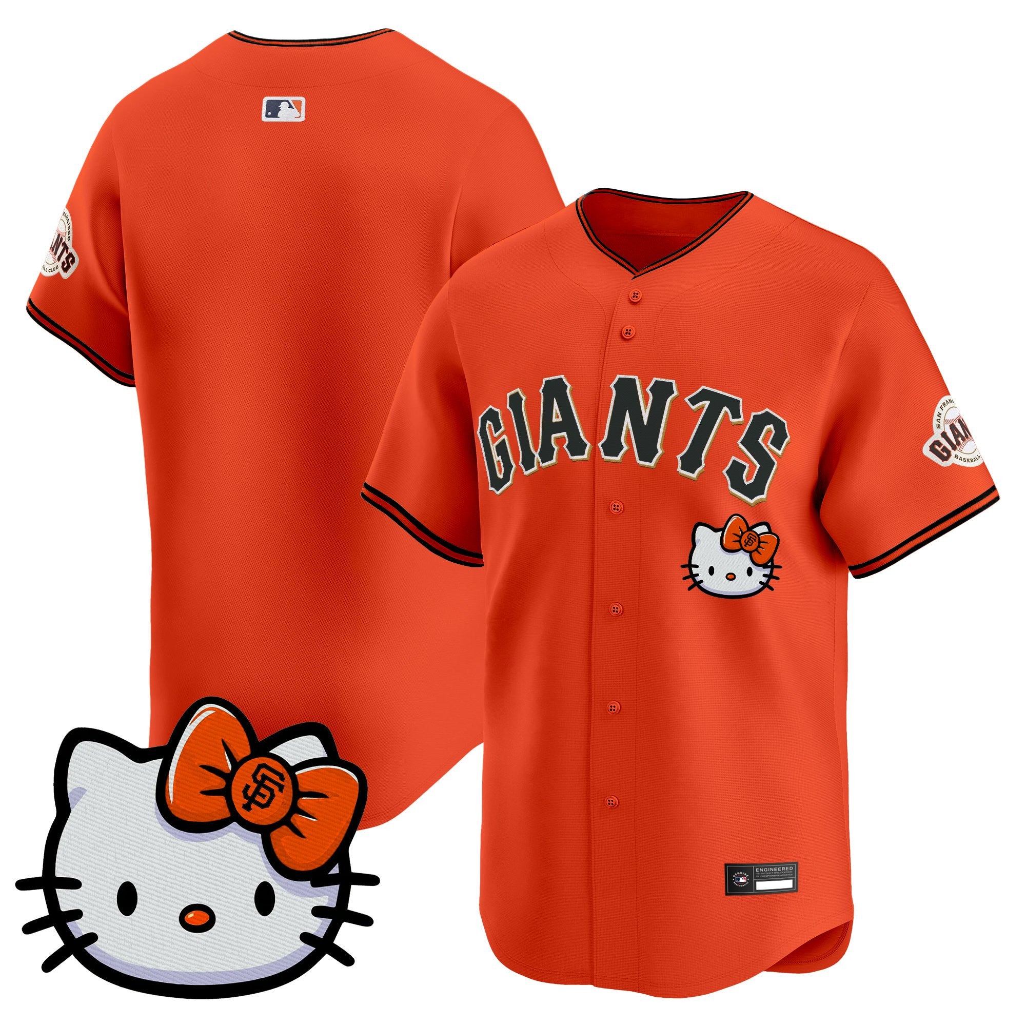Unisex San Francisco Giants Hello Kitty Vapor Premier Limited Jersey – All Stitched