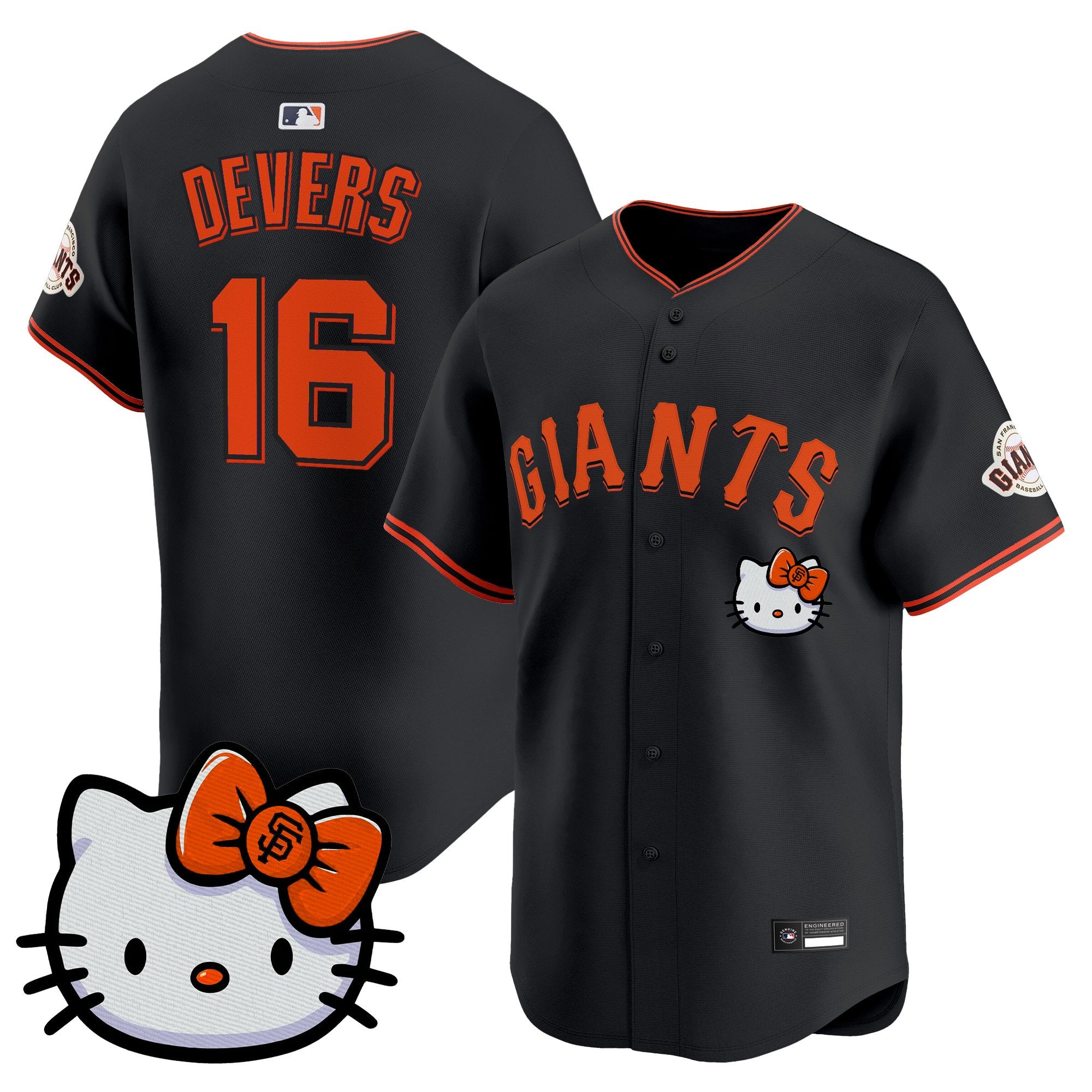 Unisex San Francisco Giants Hello Kitty Vapor Premier Limited Jersey – All Stitched