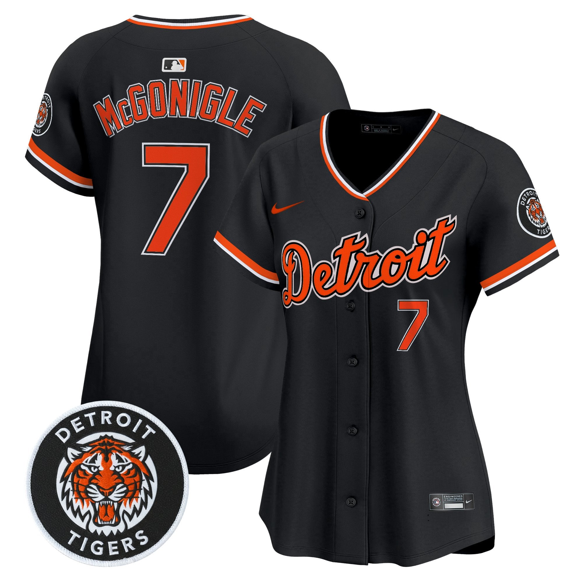 Women's Detroit Tigers 2026 Alternate Vapor Premier Limited Jersey - All Stitched