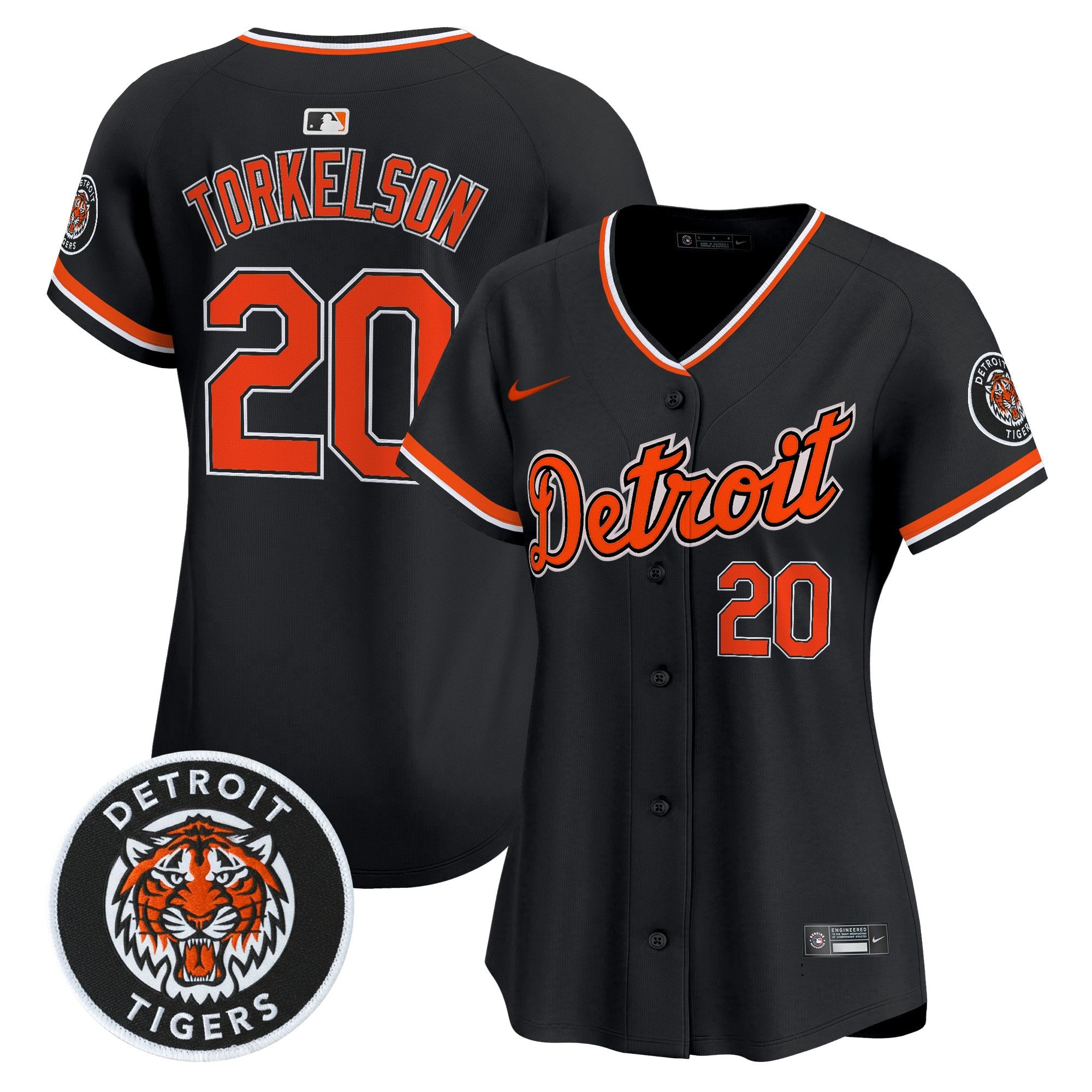 Women's Detroit Tigers 2026 Alternate Vapor Premier Limited Jersey - All Stitched