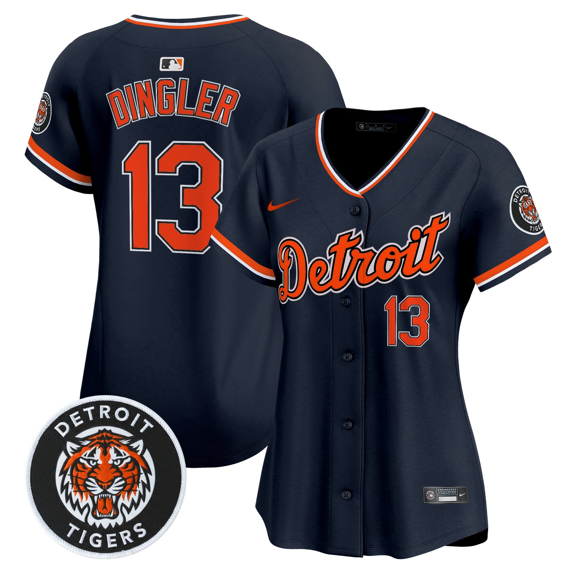 Women's Detroit Tigers 2026 Alternate Vapor Premier Limited Jersey - All Stitched