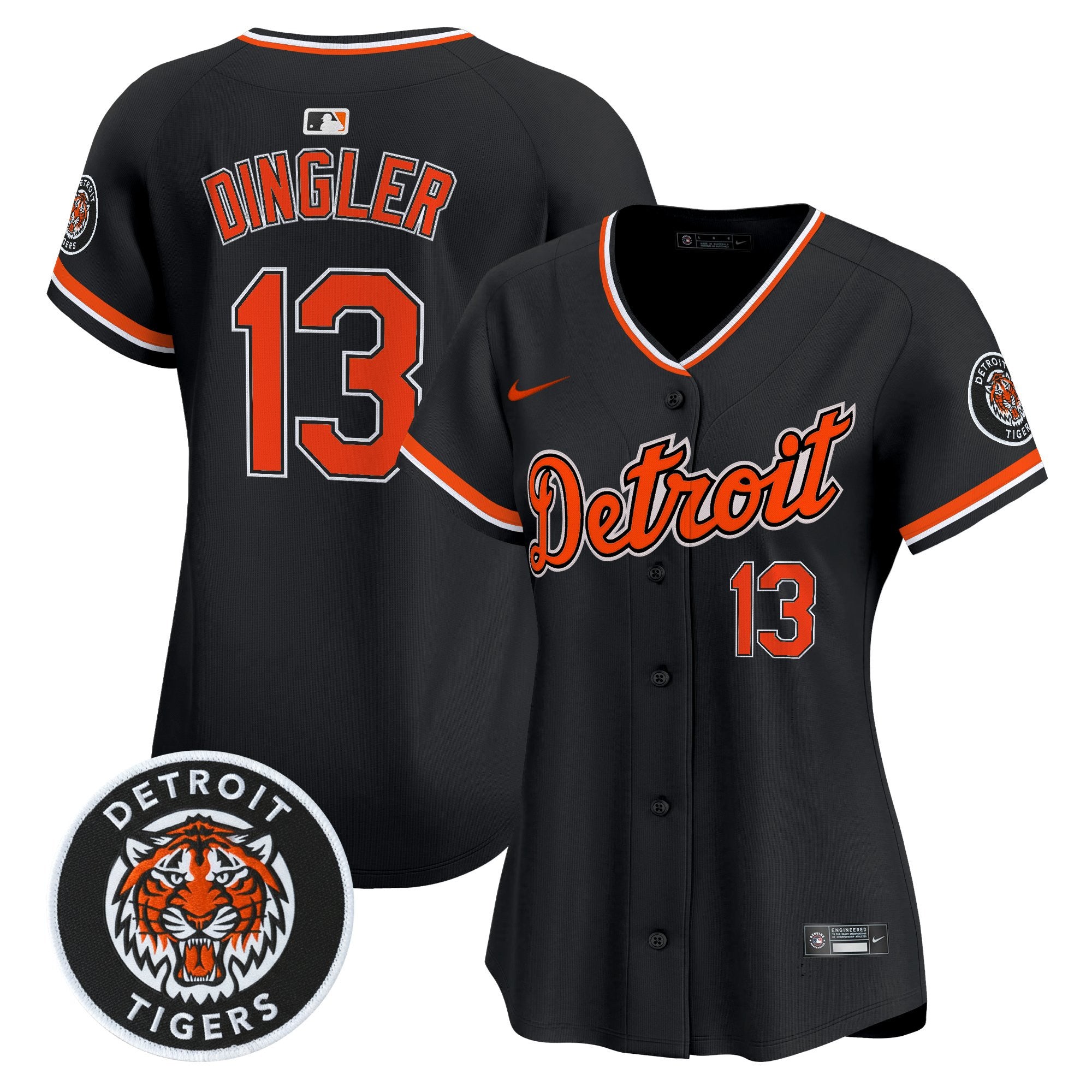 Women's Detroit Tigers 2026 Alternate Vapor Premier Limited Jersey - All Stitched