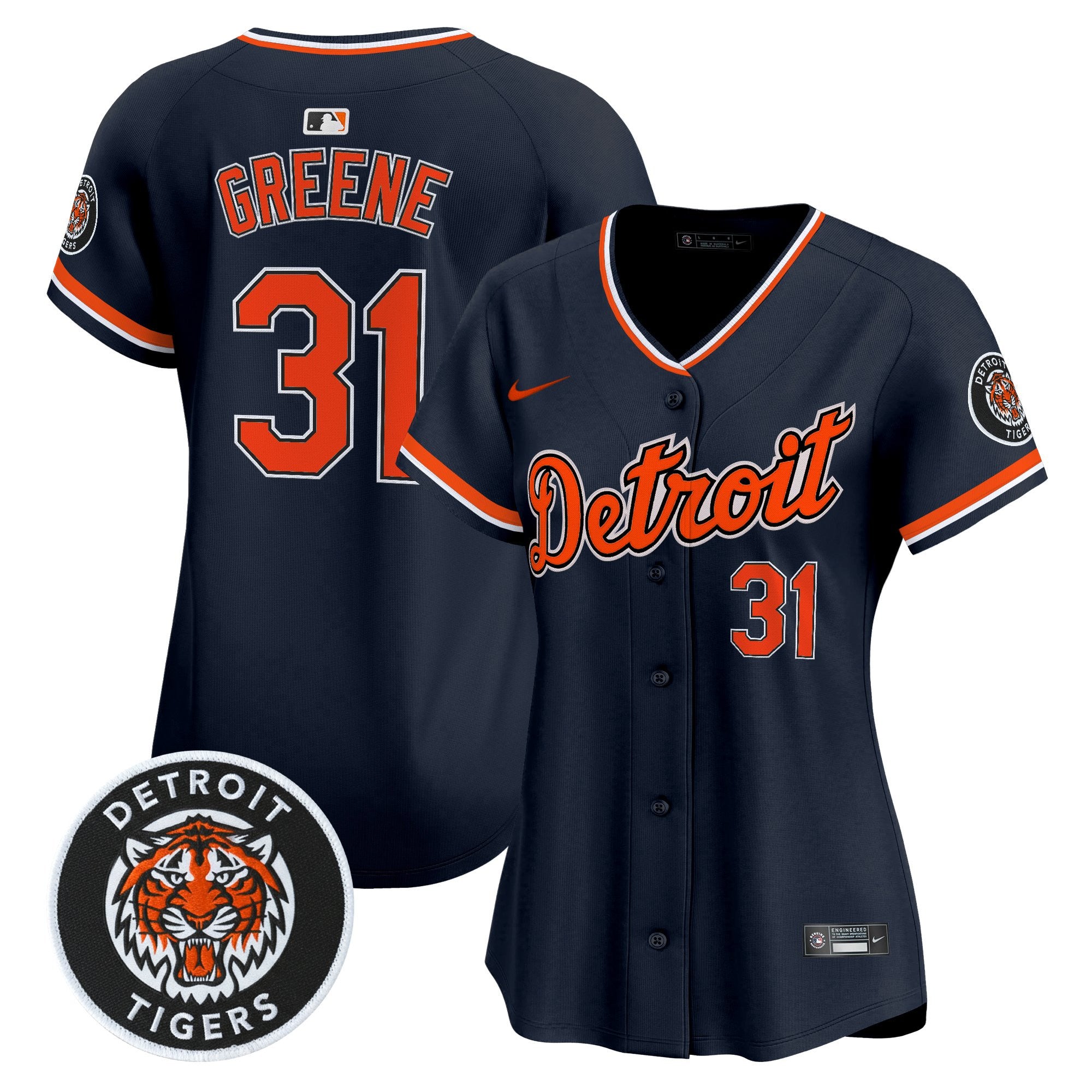 Women's Detroit Tigers 2026 Alternate Vapor Premier Limited Jersey - All Stitched