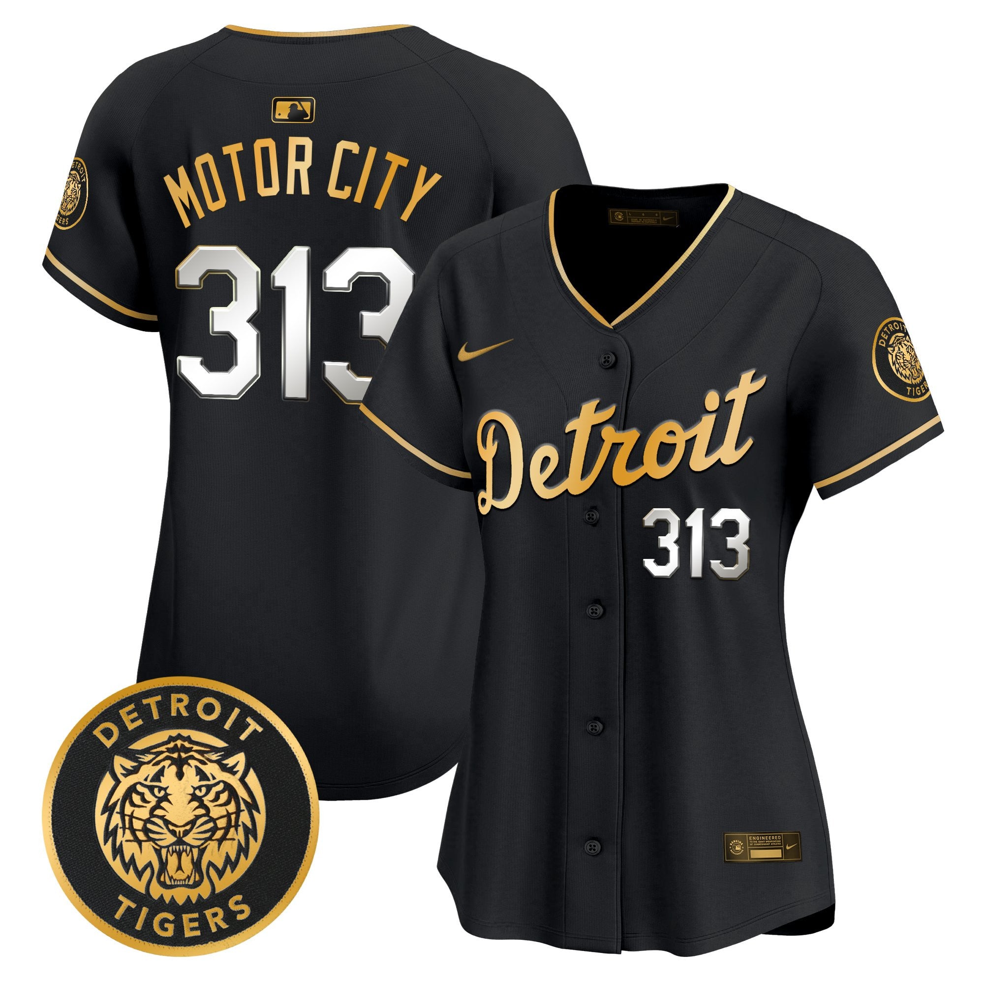 Women's Detroit Tigers 2026 Alternate Vapor Premier Limited Jersey - All Stitched