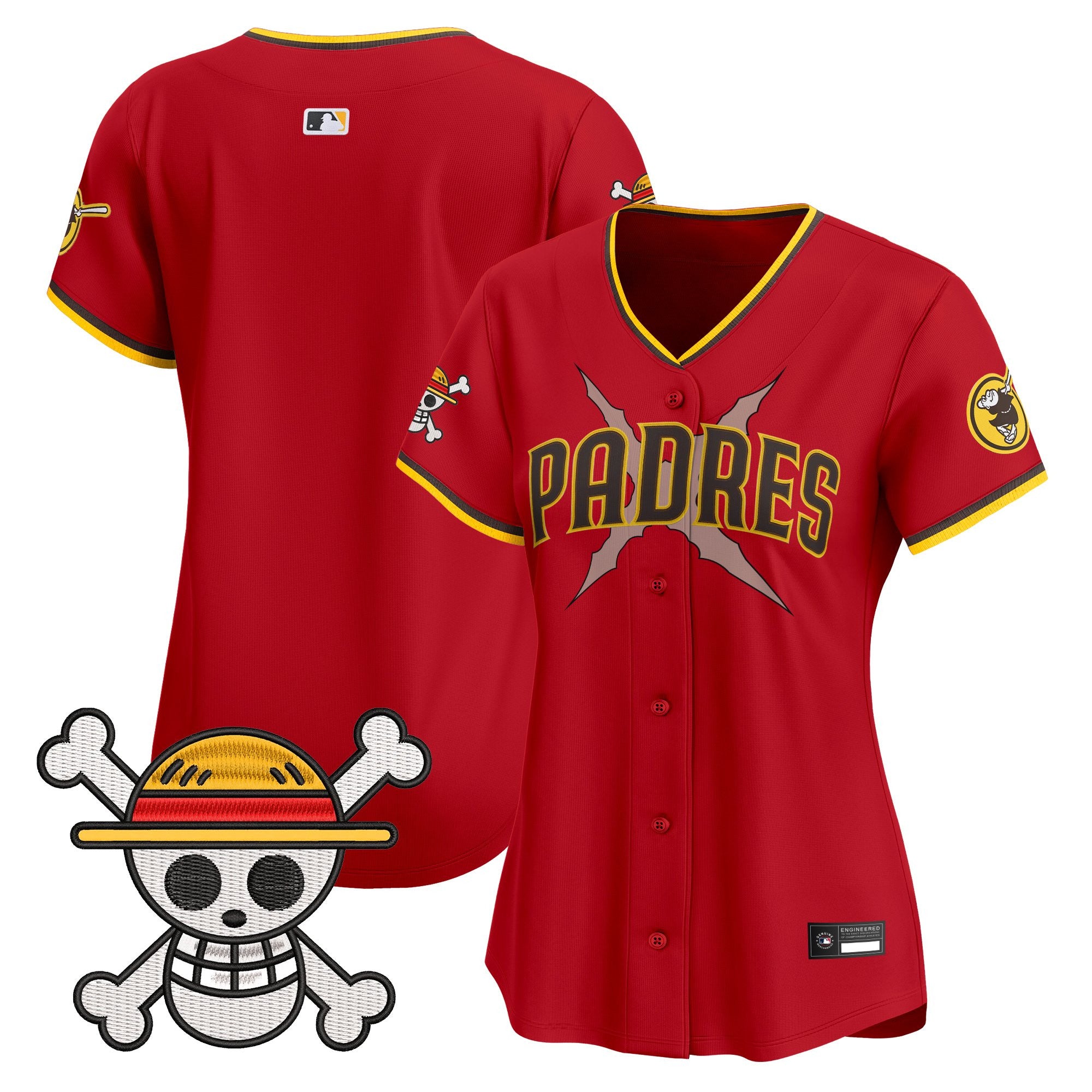 Women's Padres x One Piece Vapor Premier Limited Jersey - Stitched
