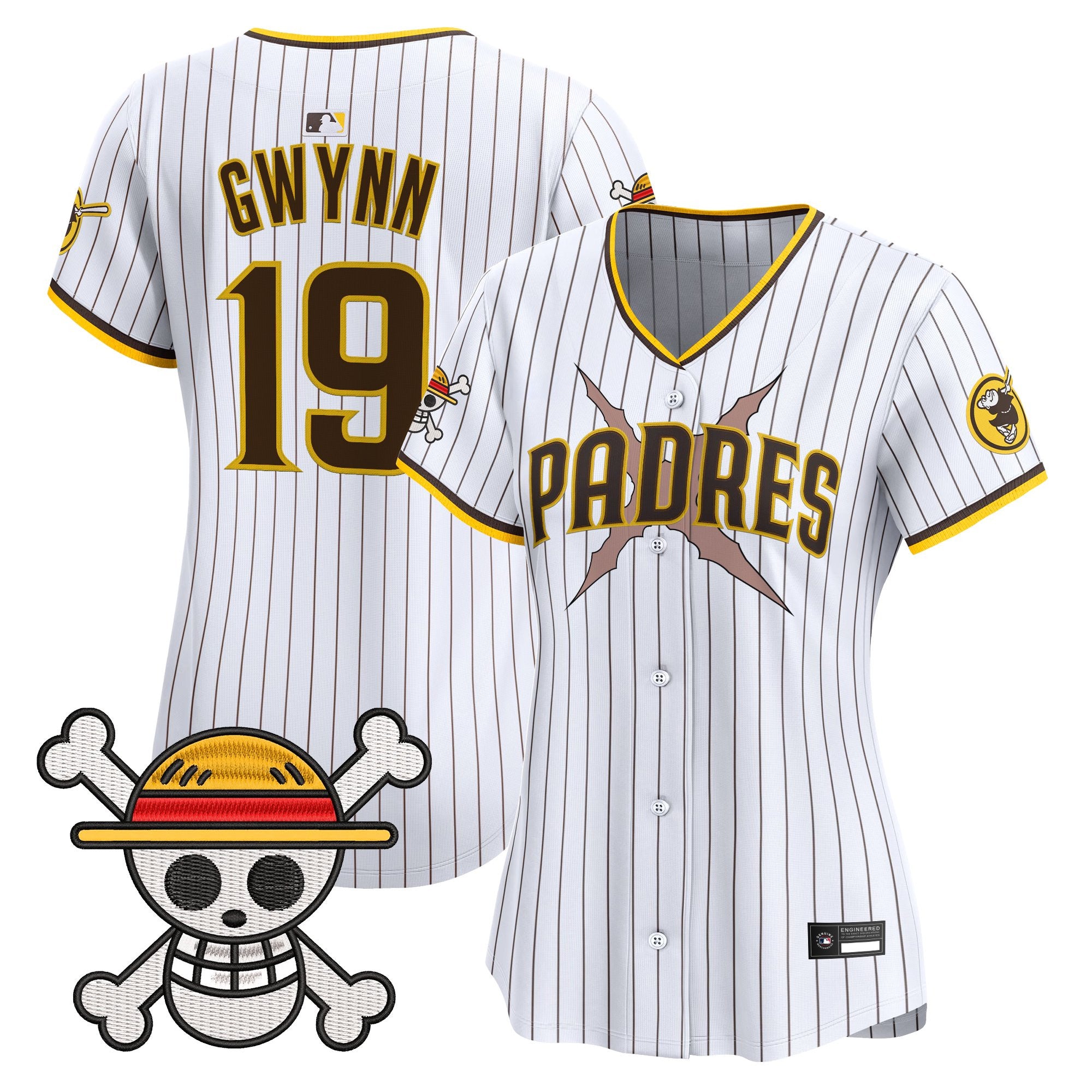 Women's Padres x One Piece Vapor Premier Limited Jersey - Stitched