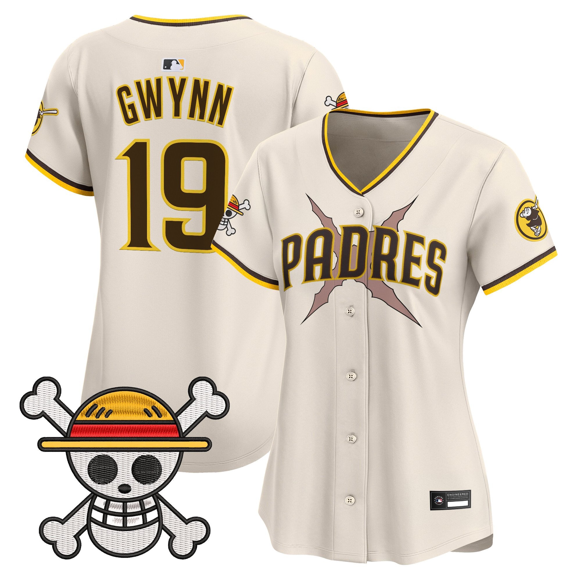 Women's Padres x One Piece Vapor Premier Limited Jersey - Stitched