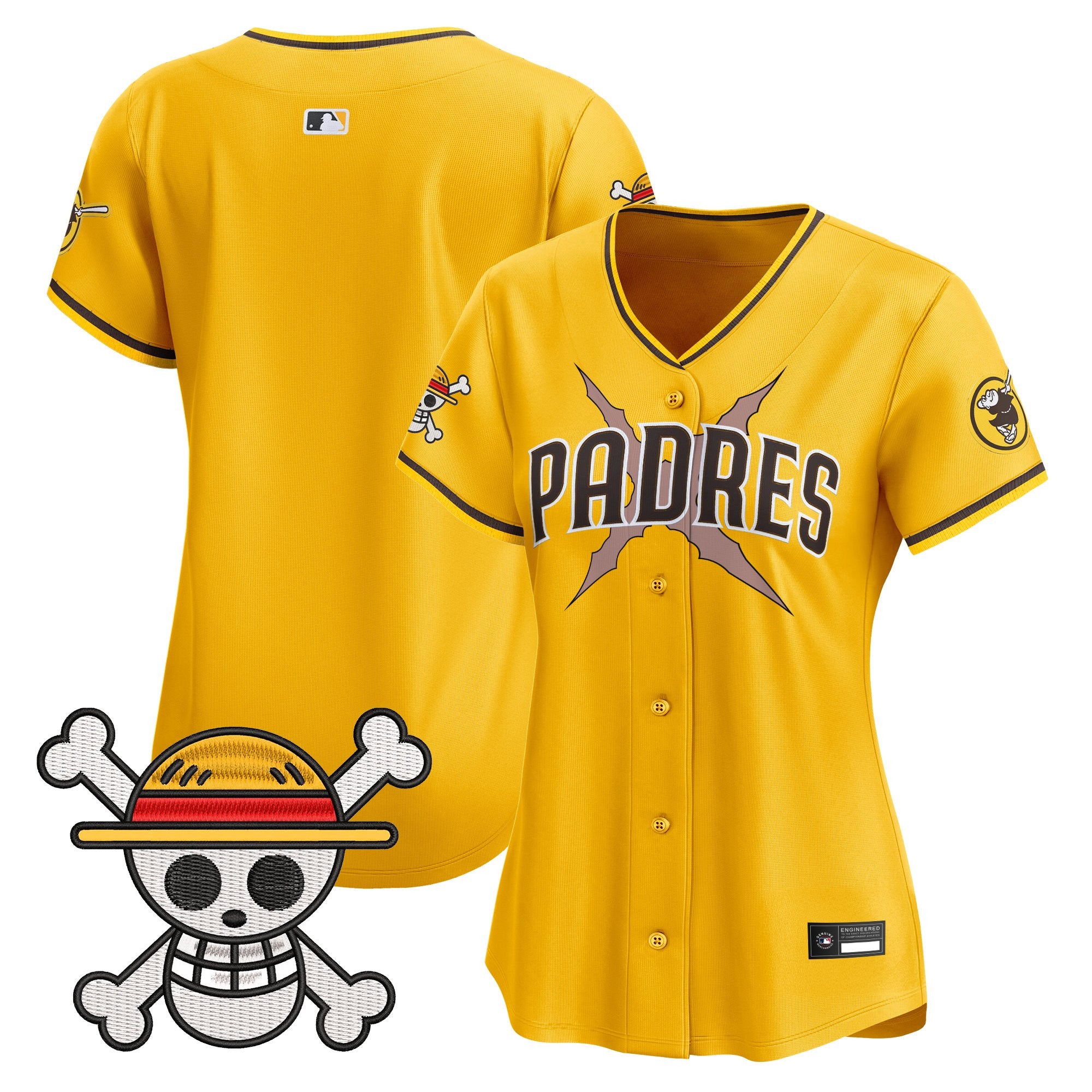 Women's Padres x One Piece Vapor Premier Limited Jersey - Stitched