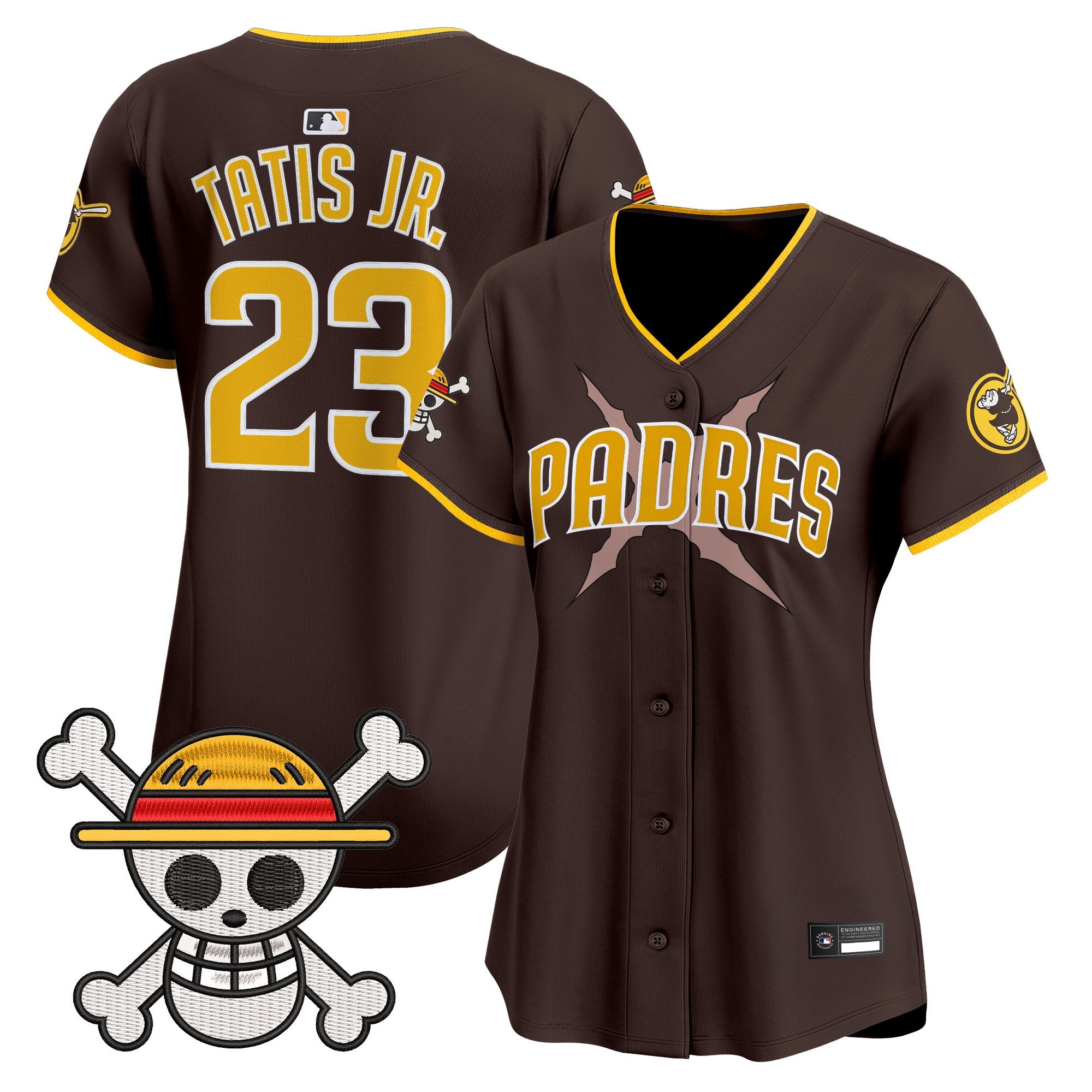 Women's Padres x One Piece Vapor Premier Limited Jersey - Stitched