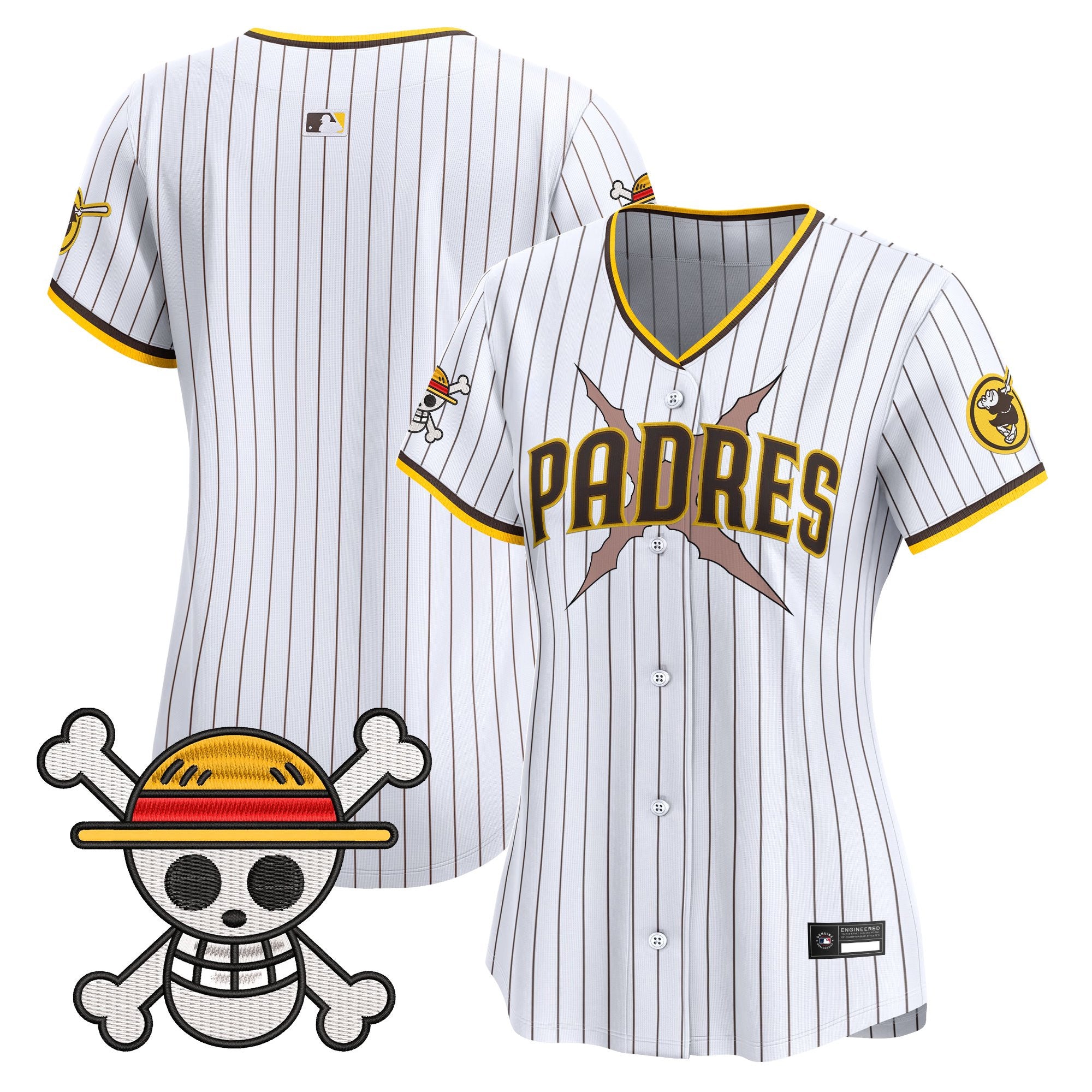 Women's Padres x One Piece Vapor Premier Limited Jersey - Stitched