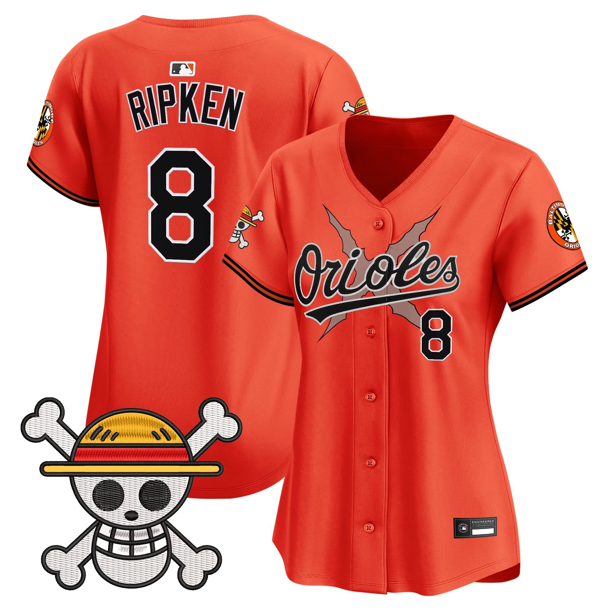 Women's Baltimore Orioles x One Piece Vapor Premier Limited Jersey - Stitched