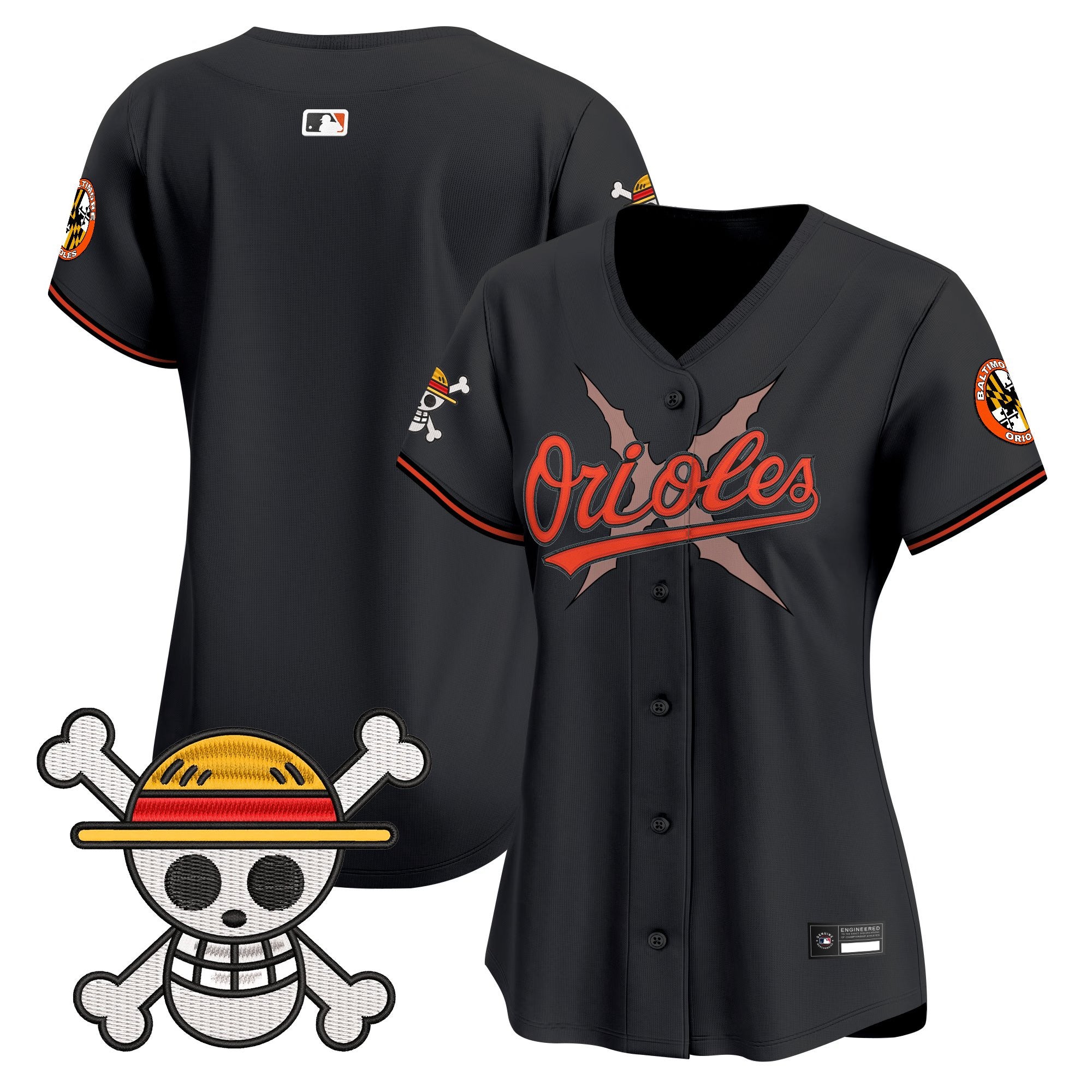 Women's Baltimore Orioles x One Piece Vapor Premier Limited Jersey - Stitched