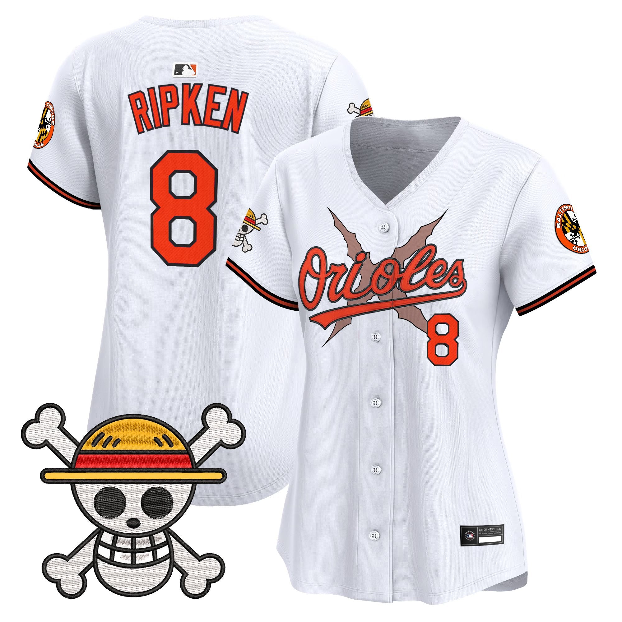 Women's Baltimore Orioles x One Piece Vapor Premier Limited Jersey - Stitched