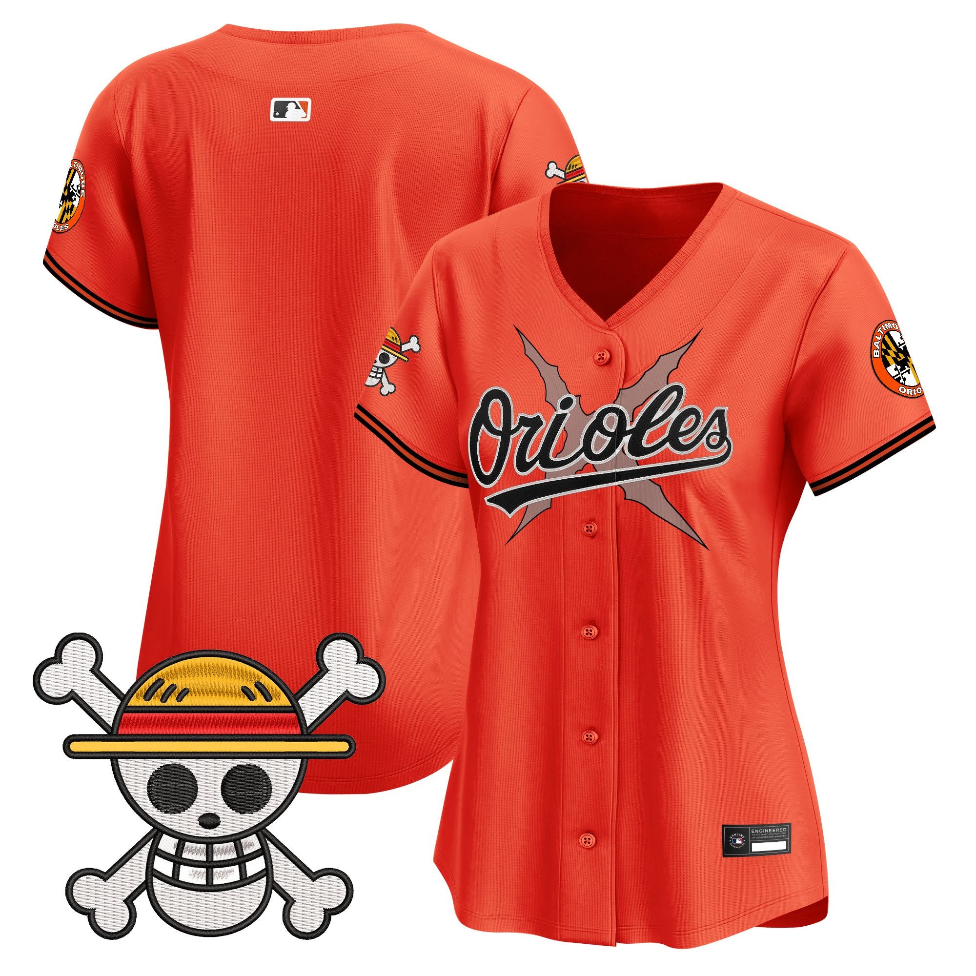 Women's Baltimore Orioles x One Piece Vapor Premier Limited Jersey - Stitched