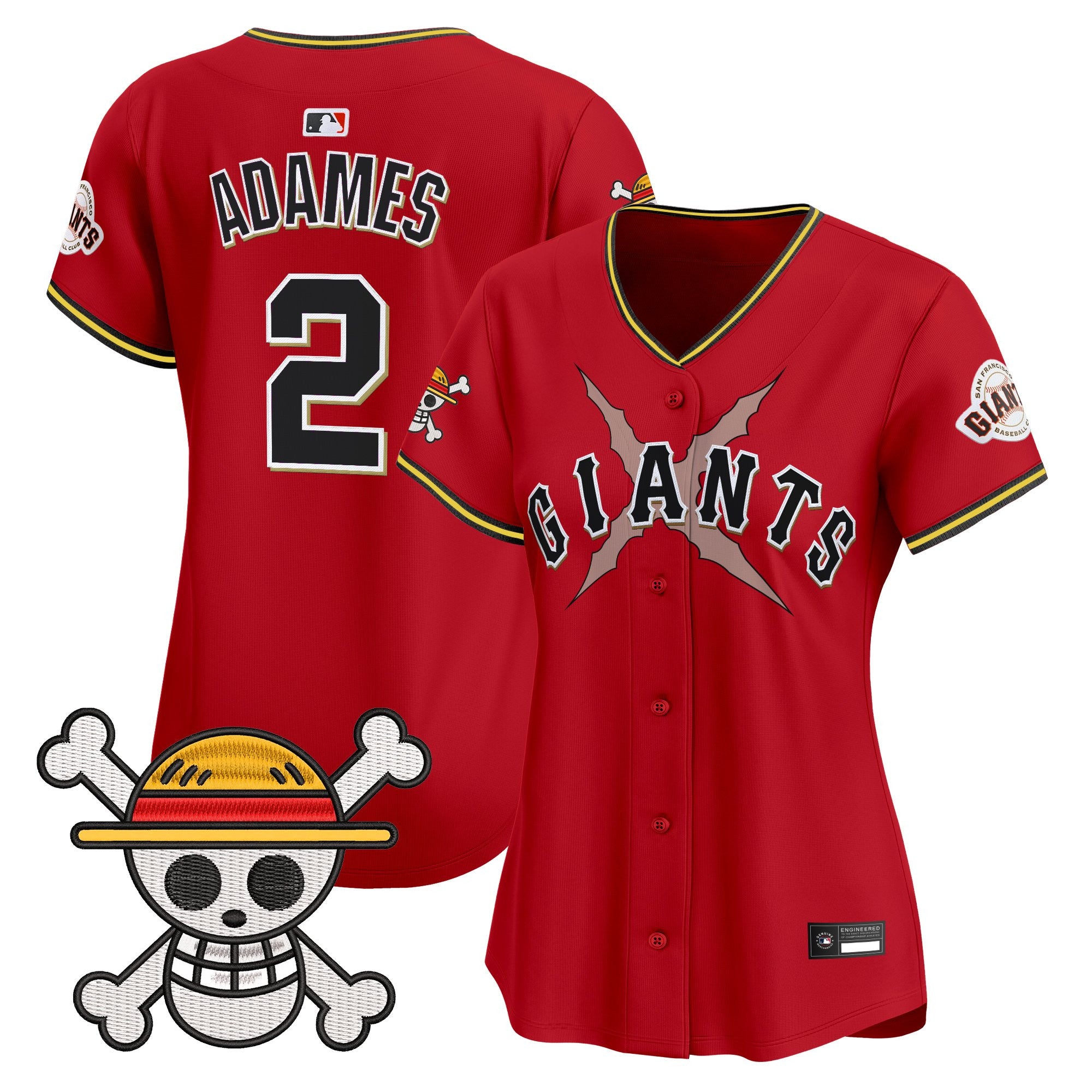 Women's San Francisco Giants x One Piece Vapor Premier Limited Jersey - Stitched