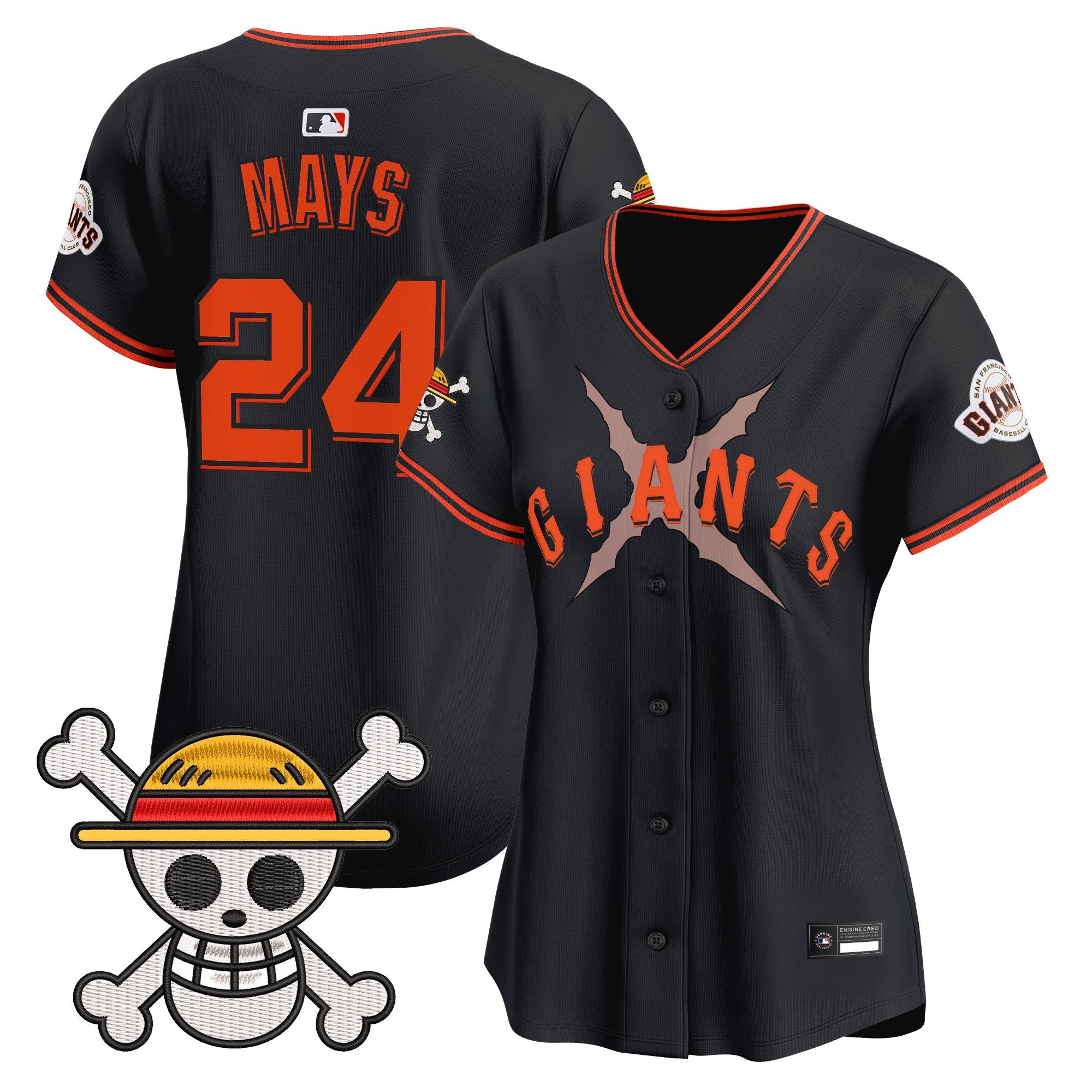 Women's San Francisco Giants x One Piece Vapor Premier Limited Jersey - Stitched