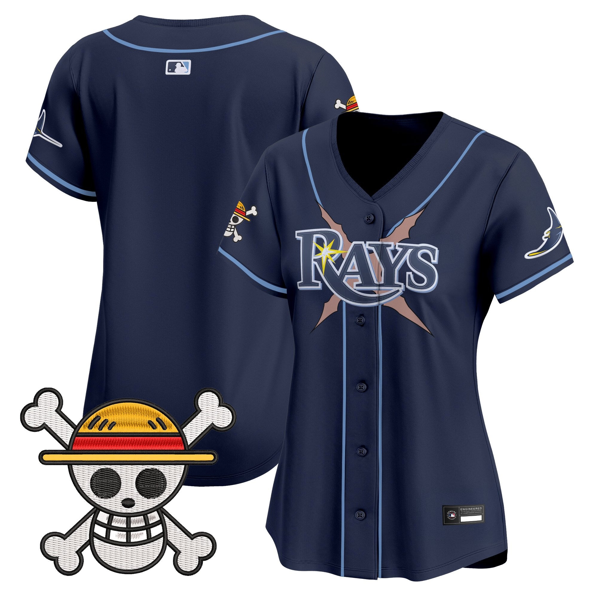 Women's Tampa Bay Rays x One Piece Vapor Premier Limited Jersey - Stitched