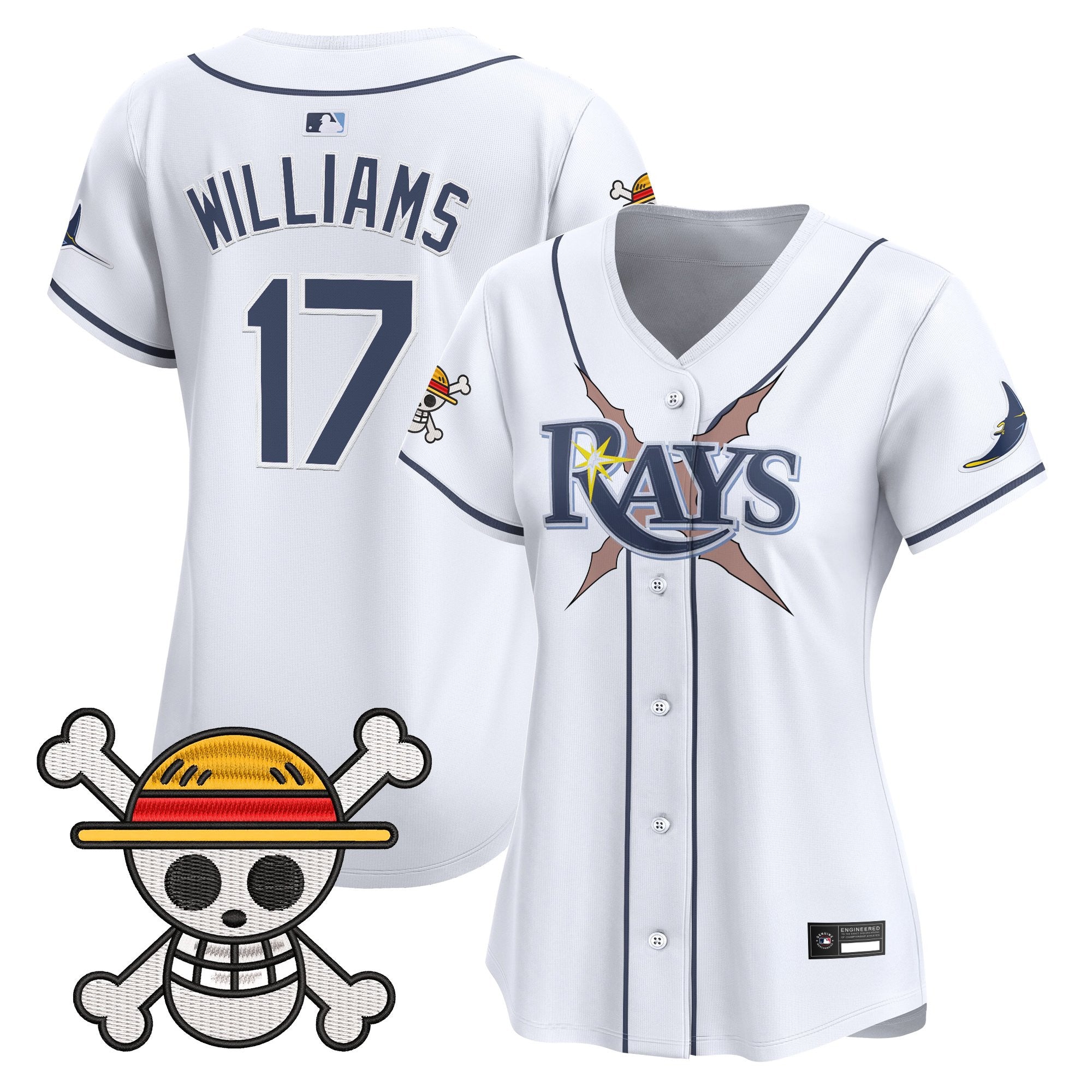 Women's Tampa Bay Rays x One Piece Vapor Premier Limited Jersey - Stitched
