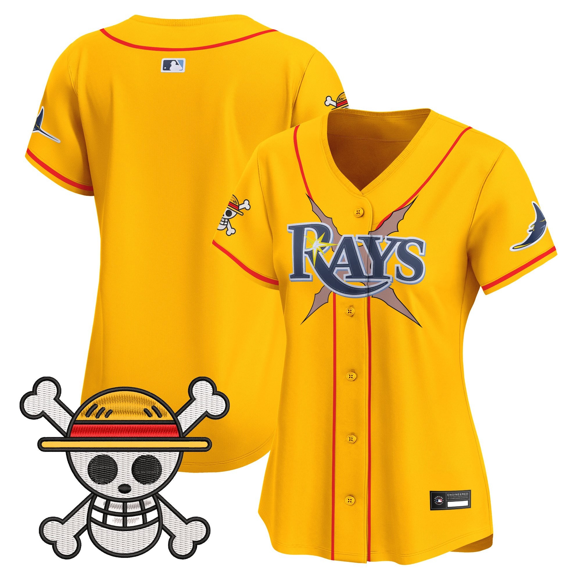 Women's Tampa Bay Rays x One Piece Vapor Premier Limited Jersey - Stitched