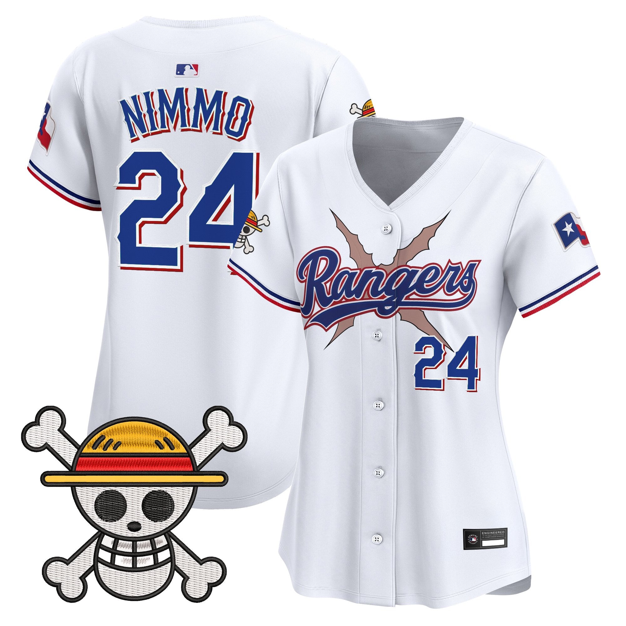 Women's Texas Rangers x One Piece Vapor Premier Limited Jersey - Stitched