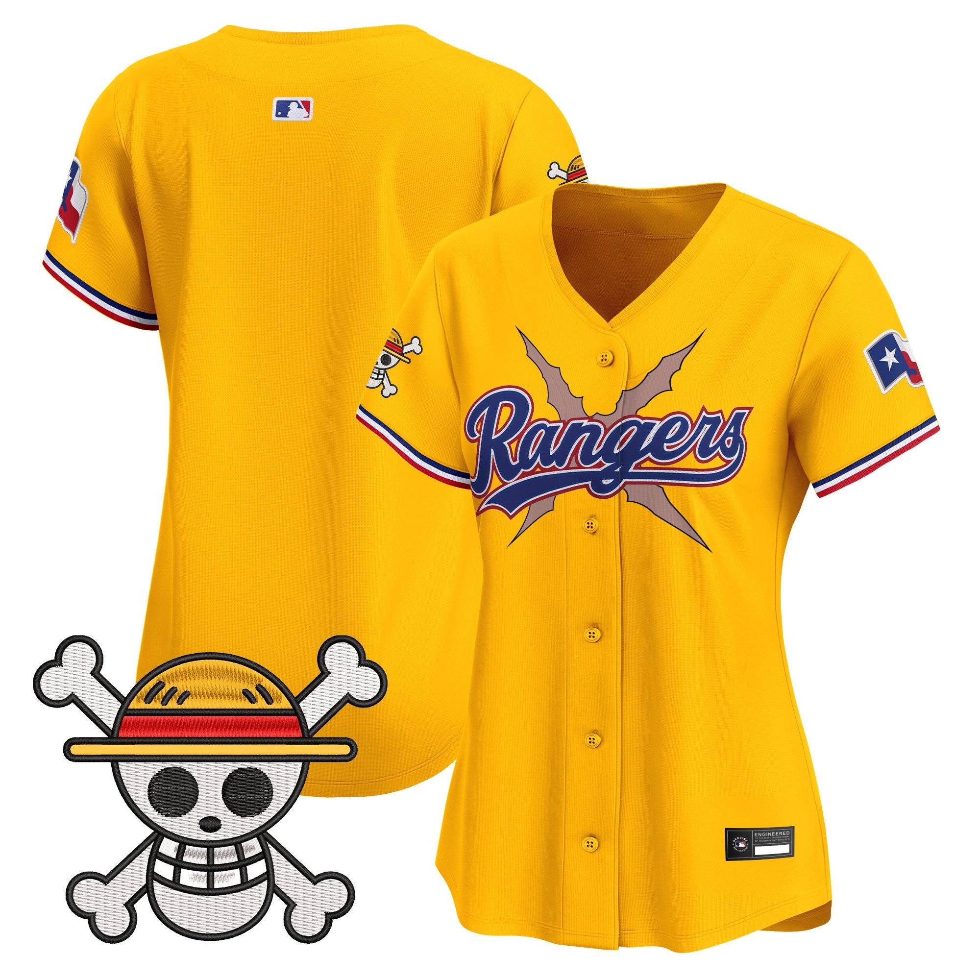 Women's Texas Rangers x One Piece Vapor Premier Limited Jersey - Stitched