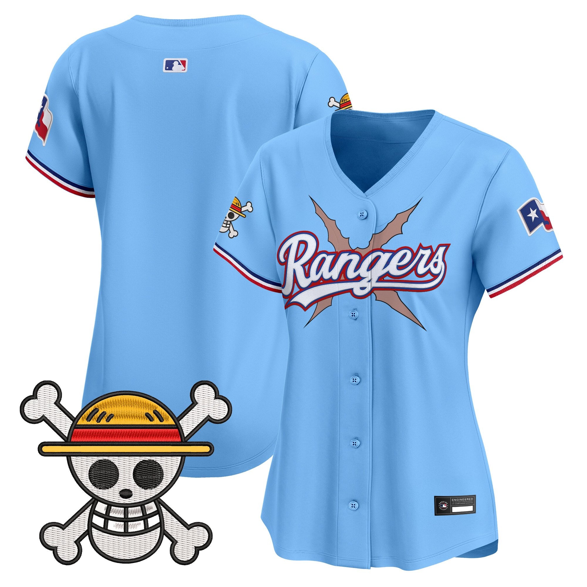 Women's Texas Rangers x One Piece Vapor Premier Limited Jersey - Stitched