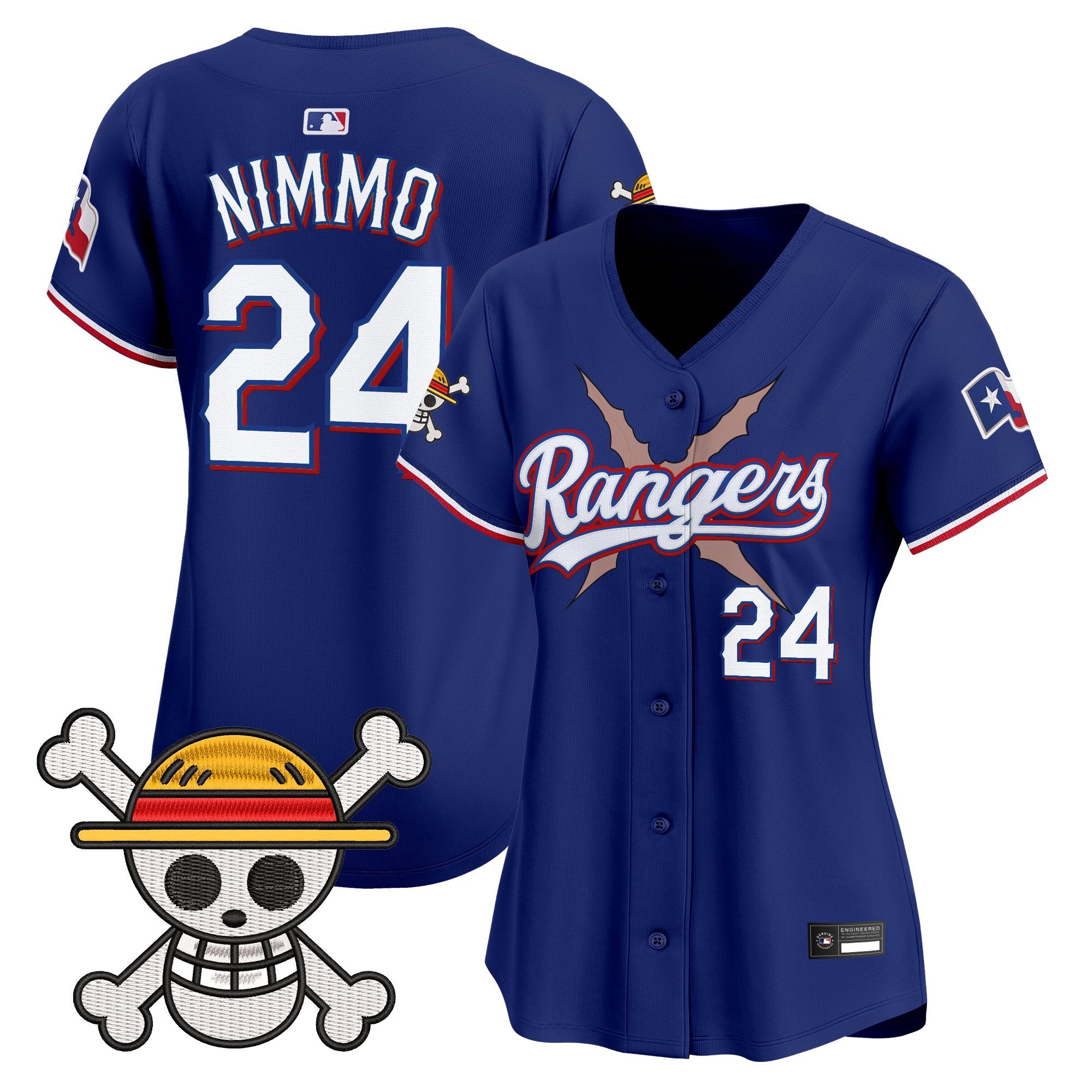 Women's Texas Rangers x One Piece Vapor Premier Limited Jersey - Stitched