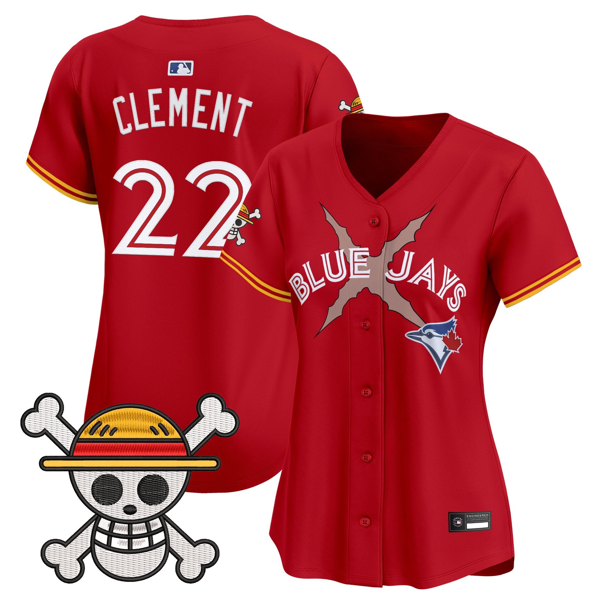Women's Blue Jays x One Piece Vapor Premier Limited Jersey - Stitched