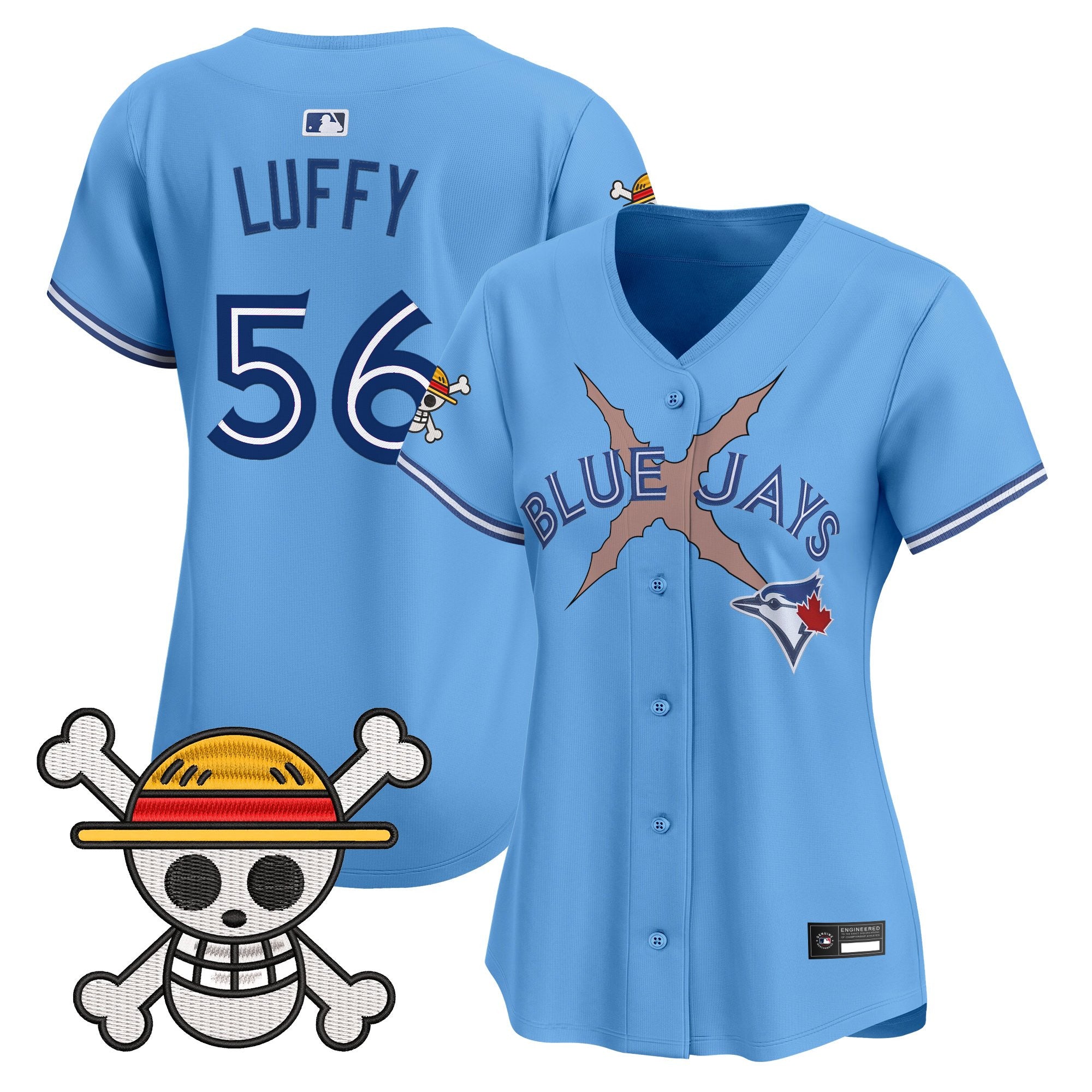 Women's Blue Jays x One Piece Vapor Premier Limited Jersey - Stitched