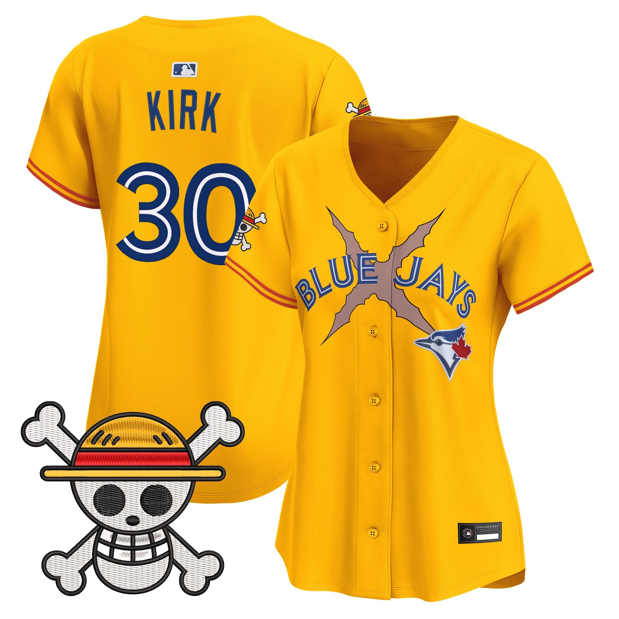Women's Blue Jays x One Piece Vapor Premier Limited Jersey - Stitched