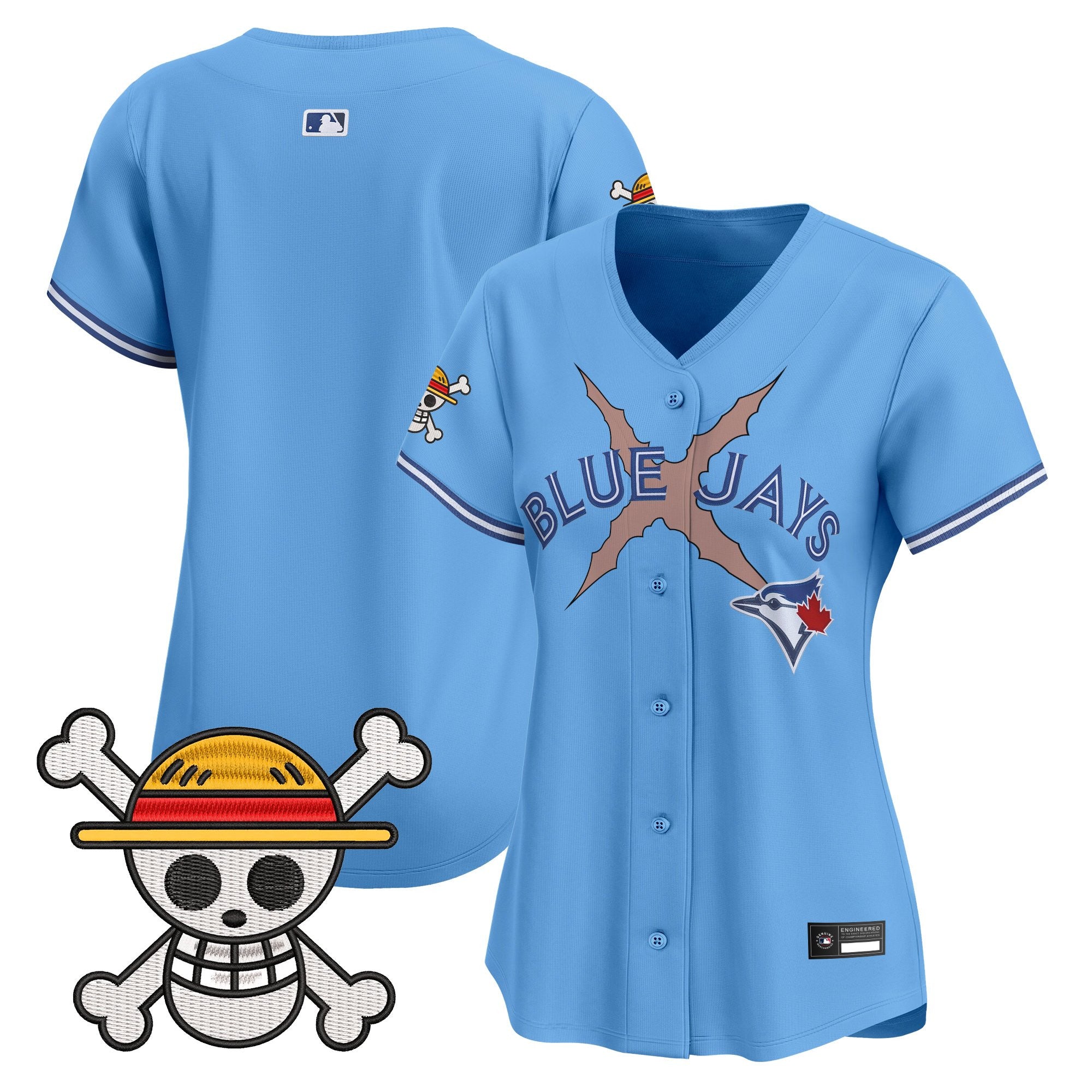 Women's Blue Jays x One Piece Vapor Premier Limited Jersey - Stitched
