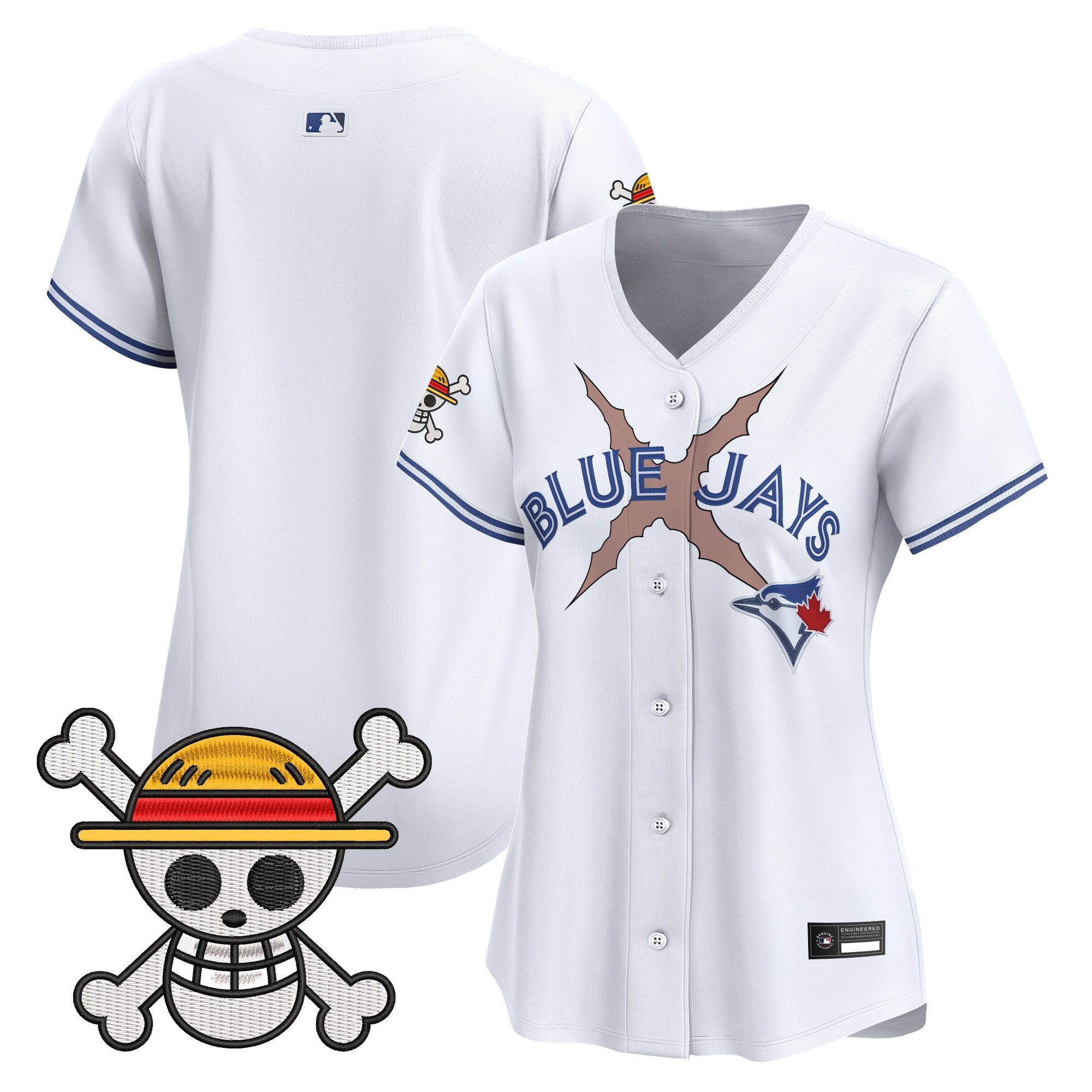 Women's Blue Jays x One Piece Vapor Premier Limited Jersey - Stitched