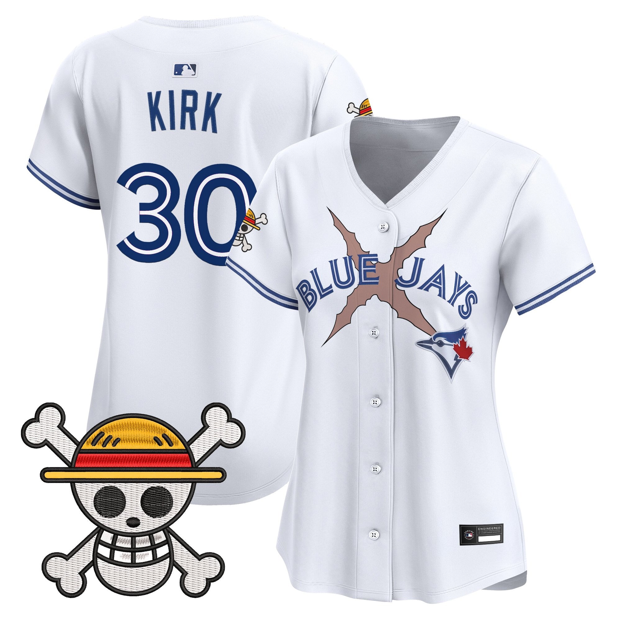 Women's Blue Jays x One Piece Vapor Premier Limited Jersey - Stitched